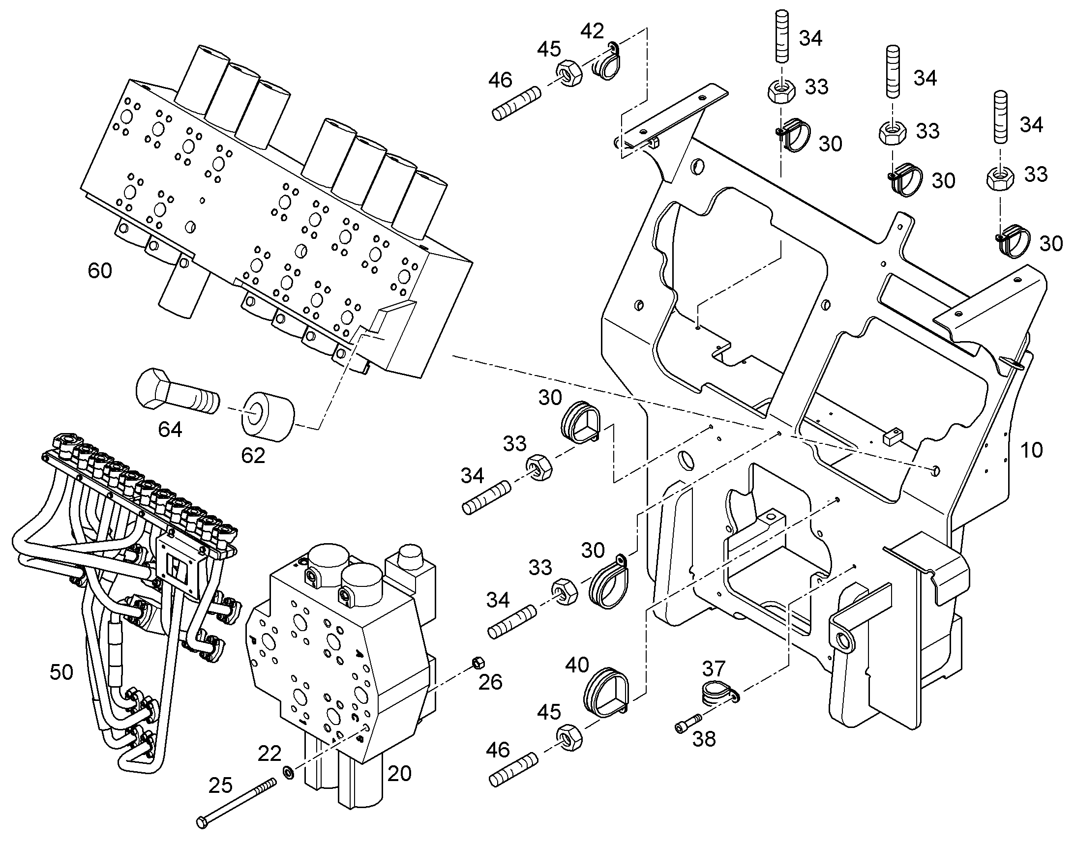 БЛОК УПРАВЛЕНИЯ 7-FACH 10476357 LIEBHERR