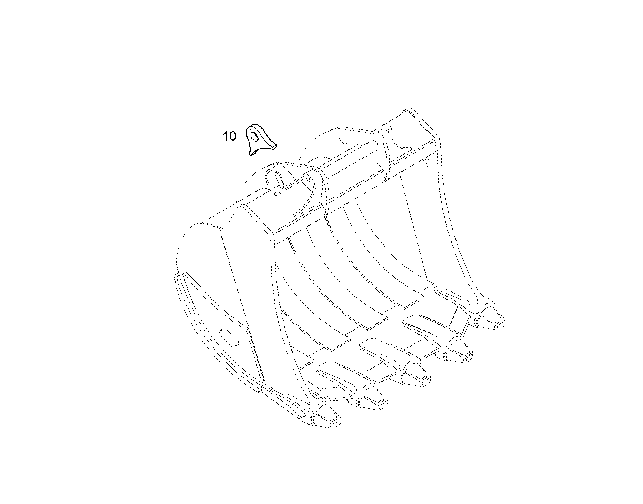 ПРОУШИНА ПОДВЕСНАЯ 3000825 LIEBHERR