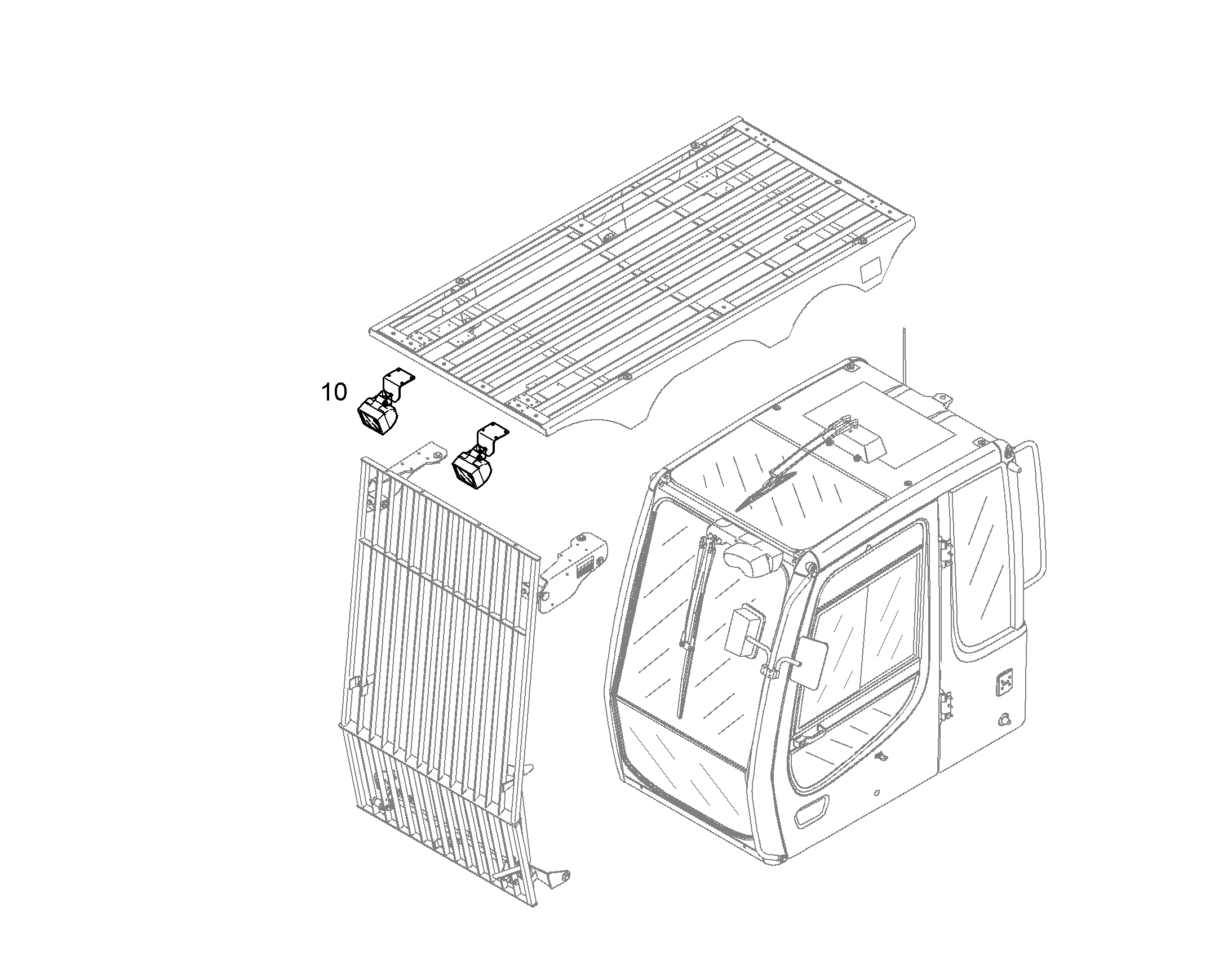ПРОЖЕКТОР ДОПОЛНИТЕЛЬНЫЙ 10820555 LIEBHERR
