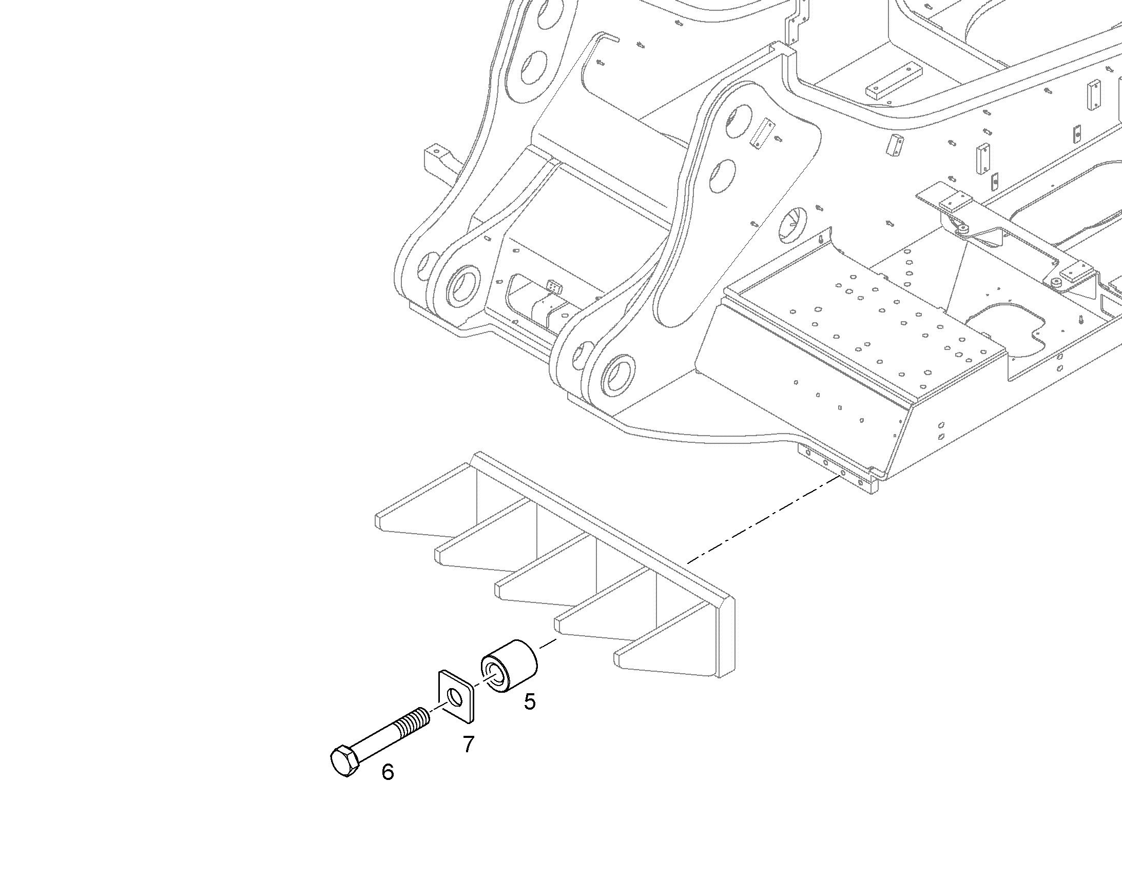ГИЛЬЗА РАСПОРНАЯ 22X45X45 10822443 LIEBHERR