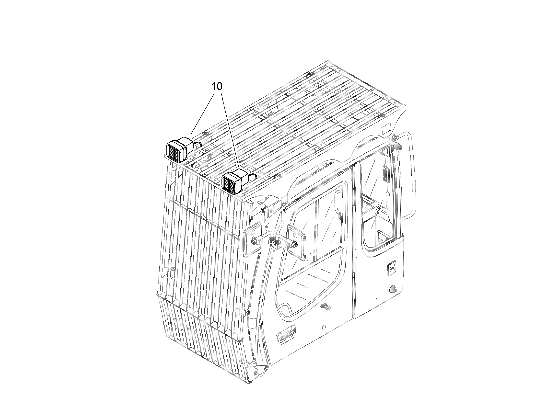 ПРОЖЕКТОР ДОПОЛНИТЕЛЬНЫЙ XENON 10826325 LIEBHERR