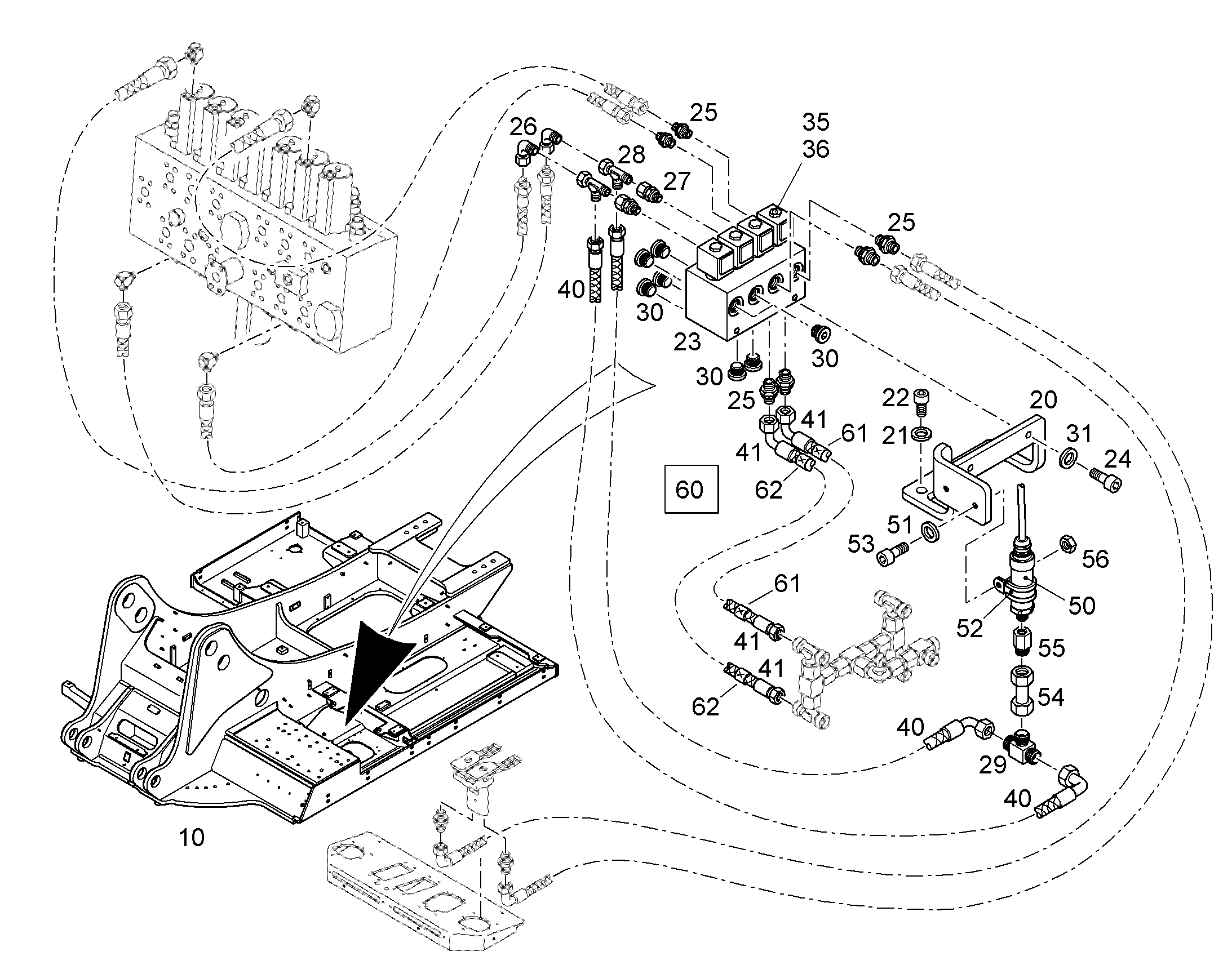 ПЕРЕОБОРУД. ПОВОР. ПЛАТФОРМЫ 10823102 LIEBHERR