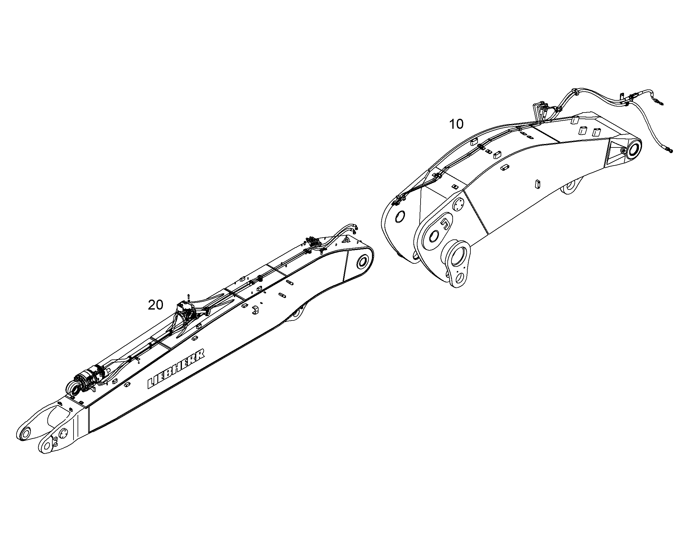 ЗАЩ.ТРУБЫ ЦИЛ.РУК. 10826279 LIEBHERR