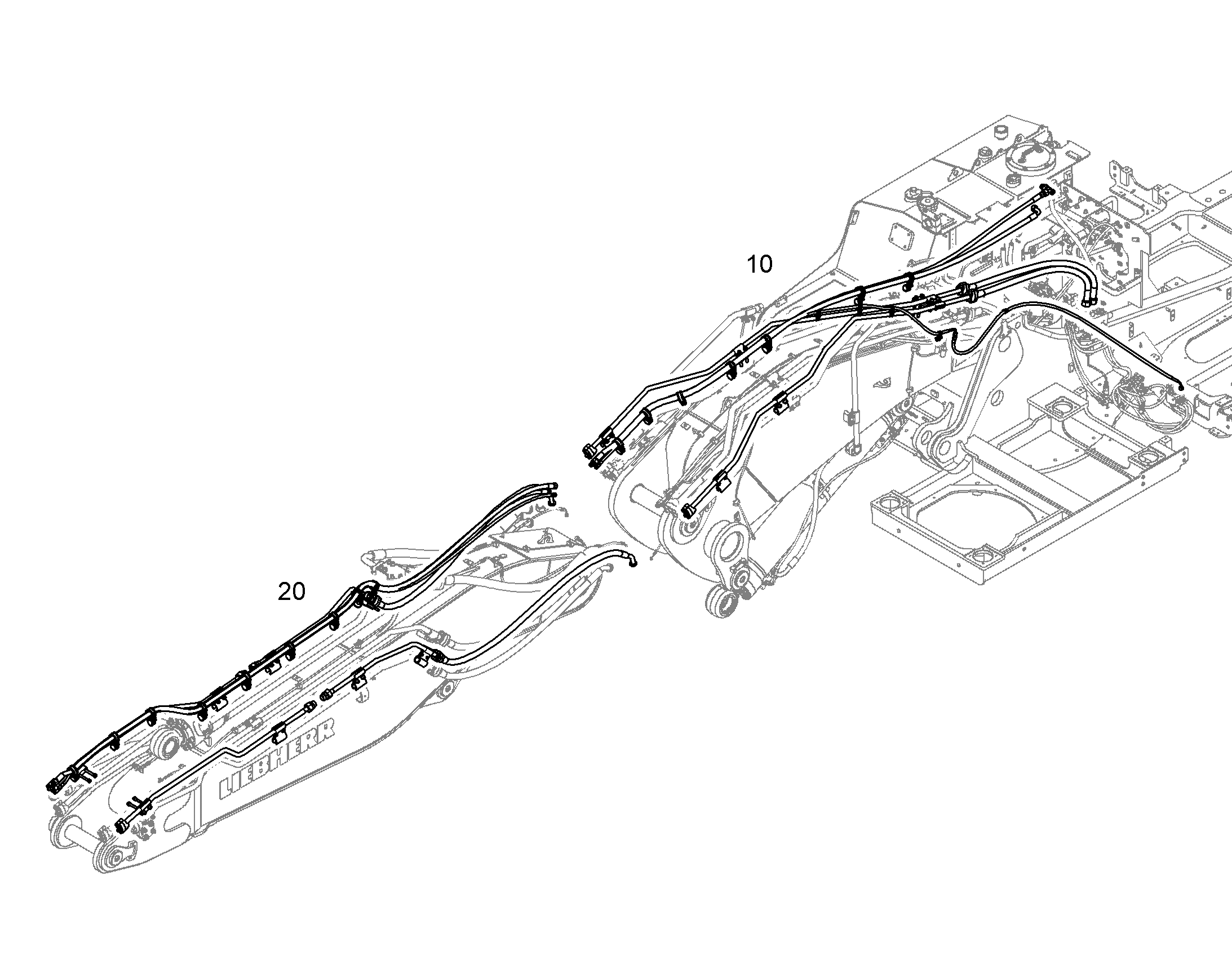 МОНТАЖ ДОПОЛНИТЕЛЬНОГО НАСОСА 10826331 LIEBHERR