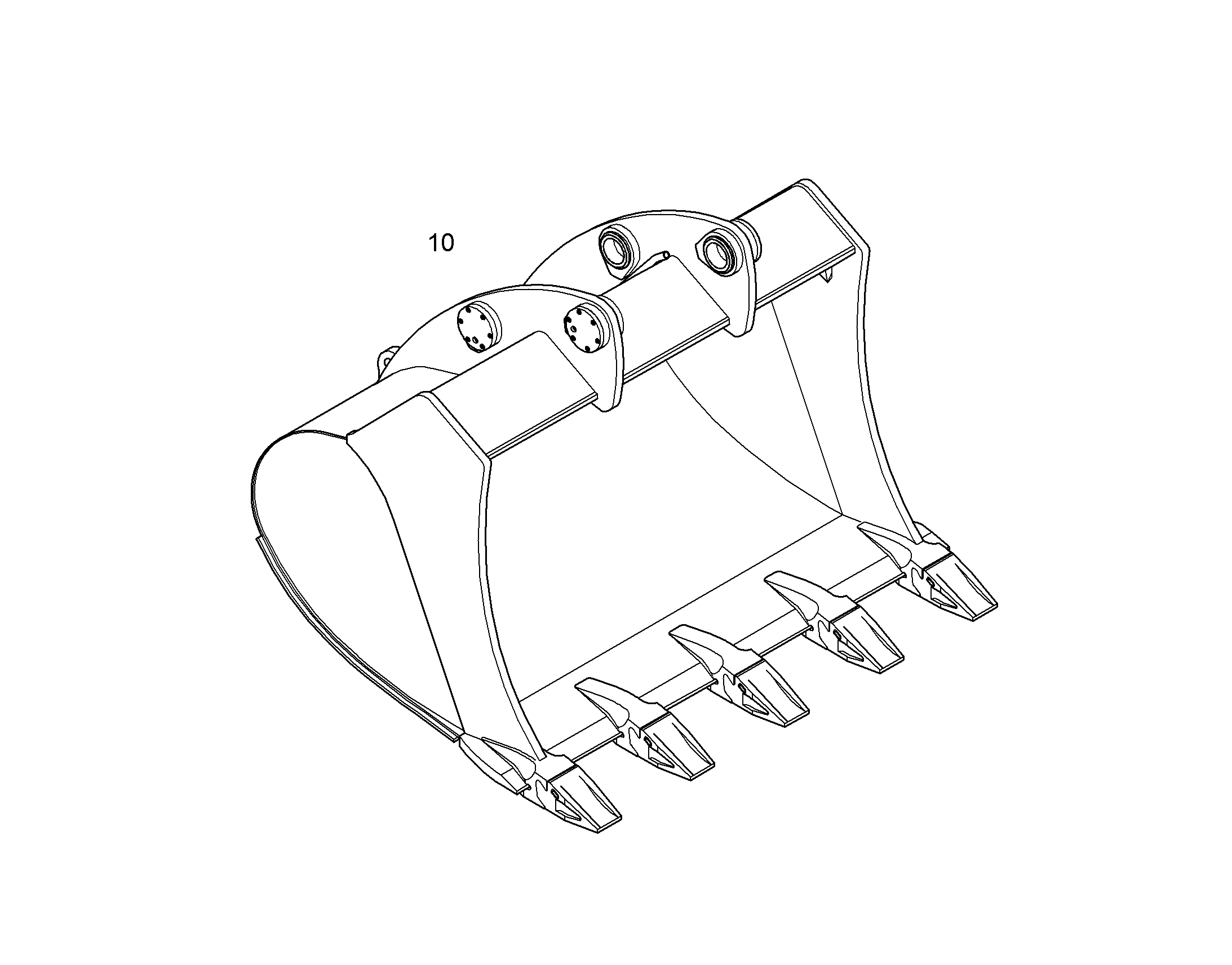 ЛОПАТА ОБРАТНАЯ 10829547 LIEBHERR