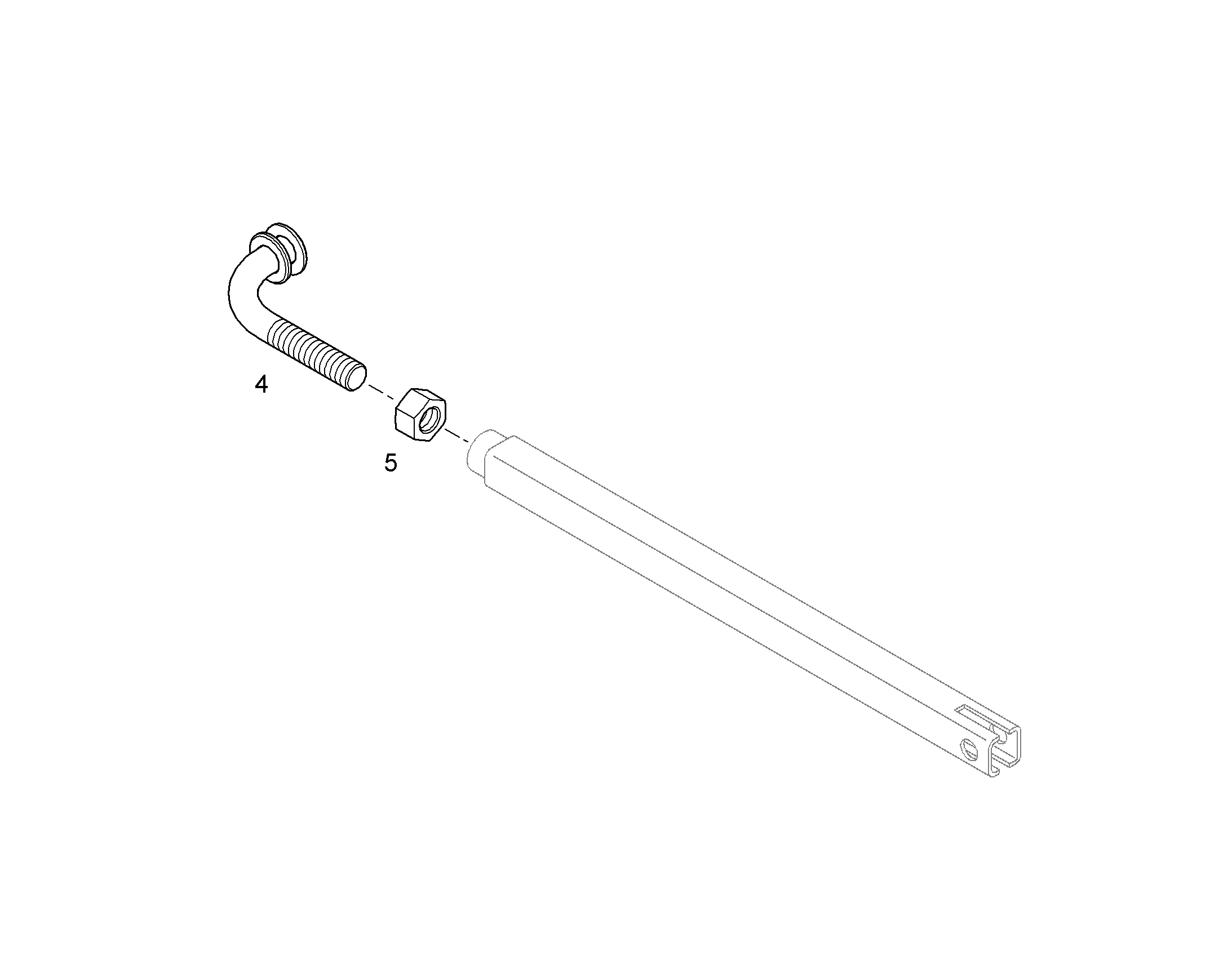 ШТАНГА УДЕРЖИВАЮЩАЯ 10830005 LIEBHERR