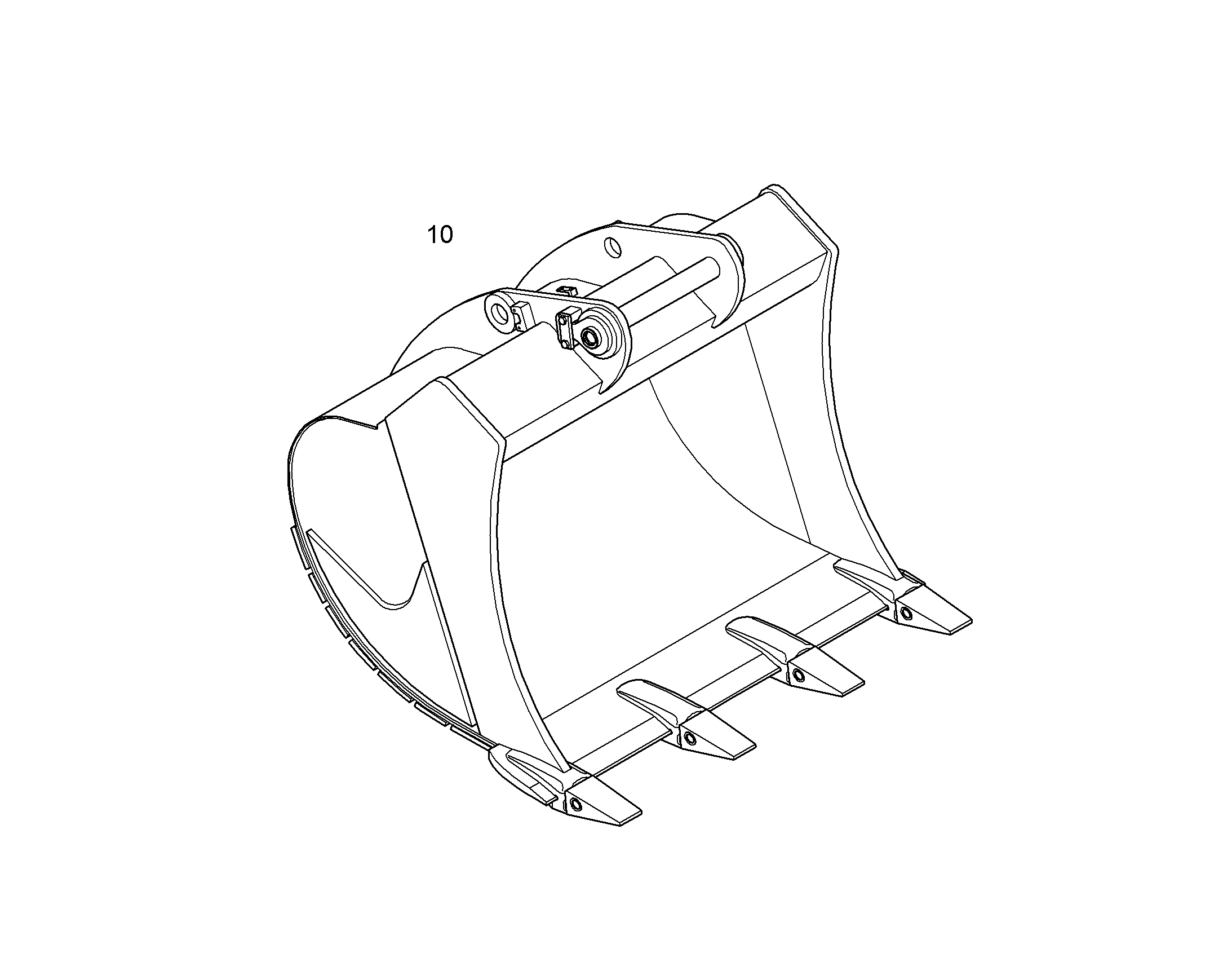 ЛОПАТА ОБРАТНАЯ HDL 10832333 LIEBHERR