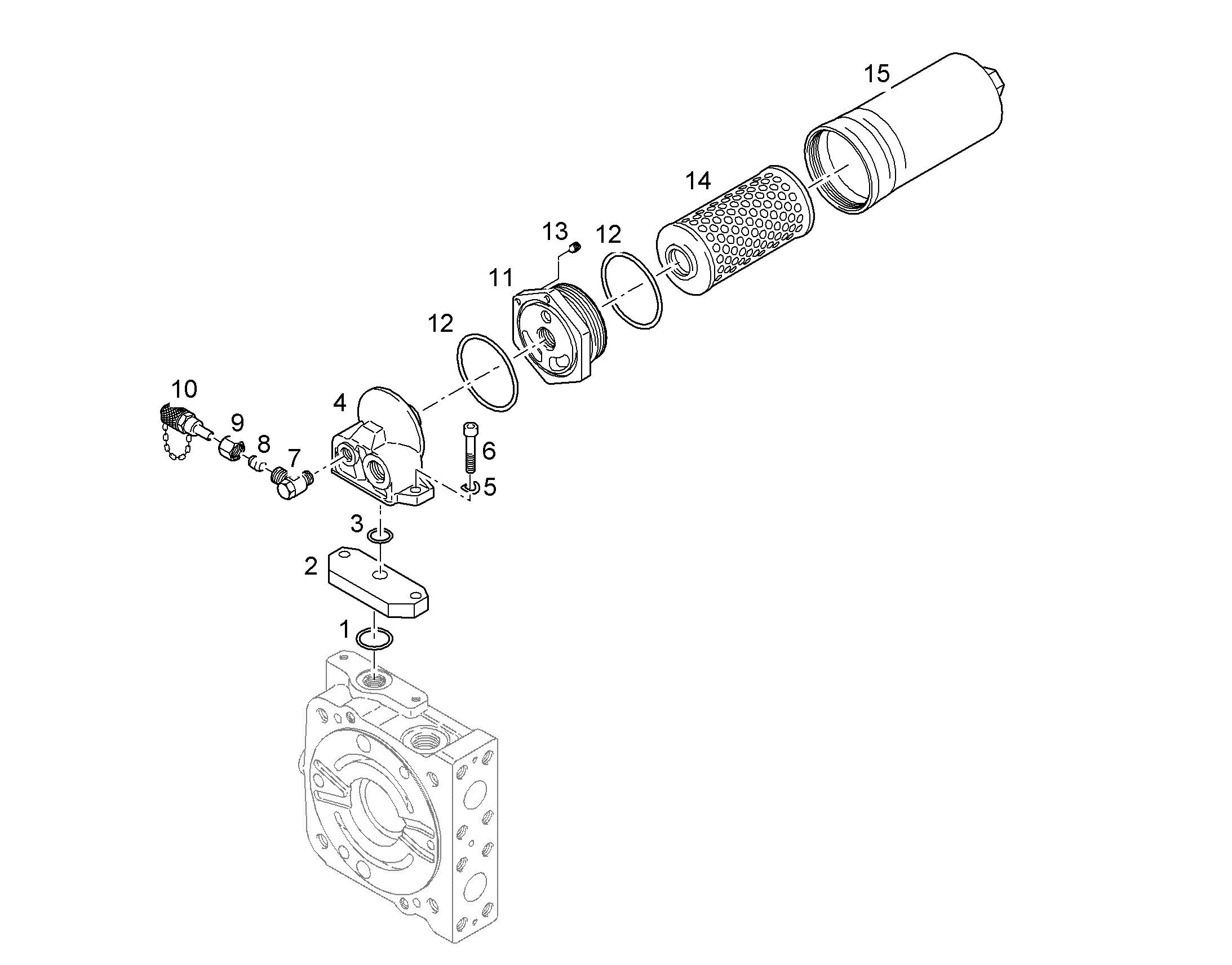 ГОЛОВКА ФИЛЬТРА 10026642 LIEBHERR