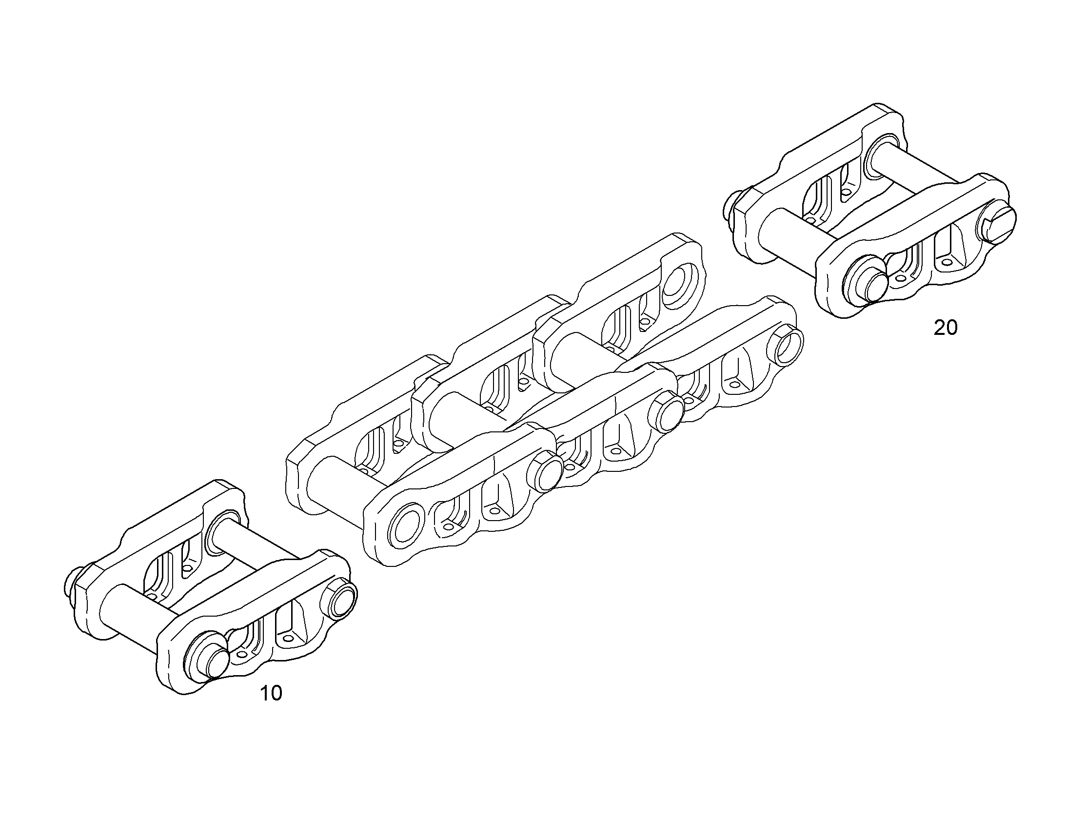 НАПРАВЛЯЮЩАЯ ГУСЕНИЦЫ ЧЕТВЕРН. 12265515 LIEBHERR