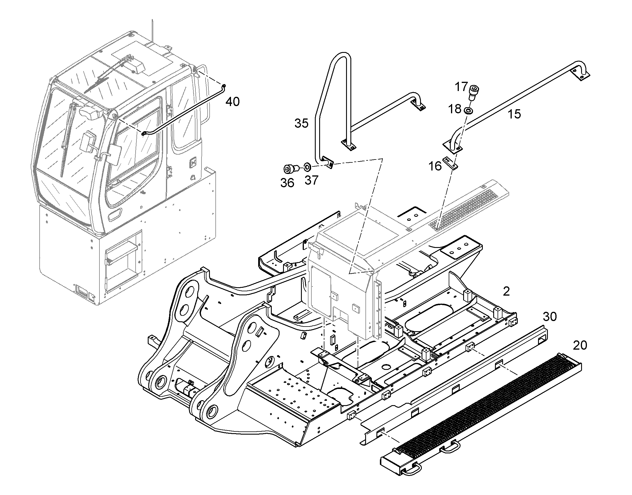 ПЕРЕОБОРУД. ПОВОР. ПЛАТФОРМЫ 10834578 LIEBHERR