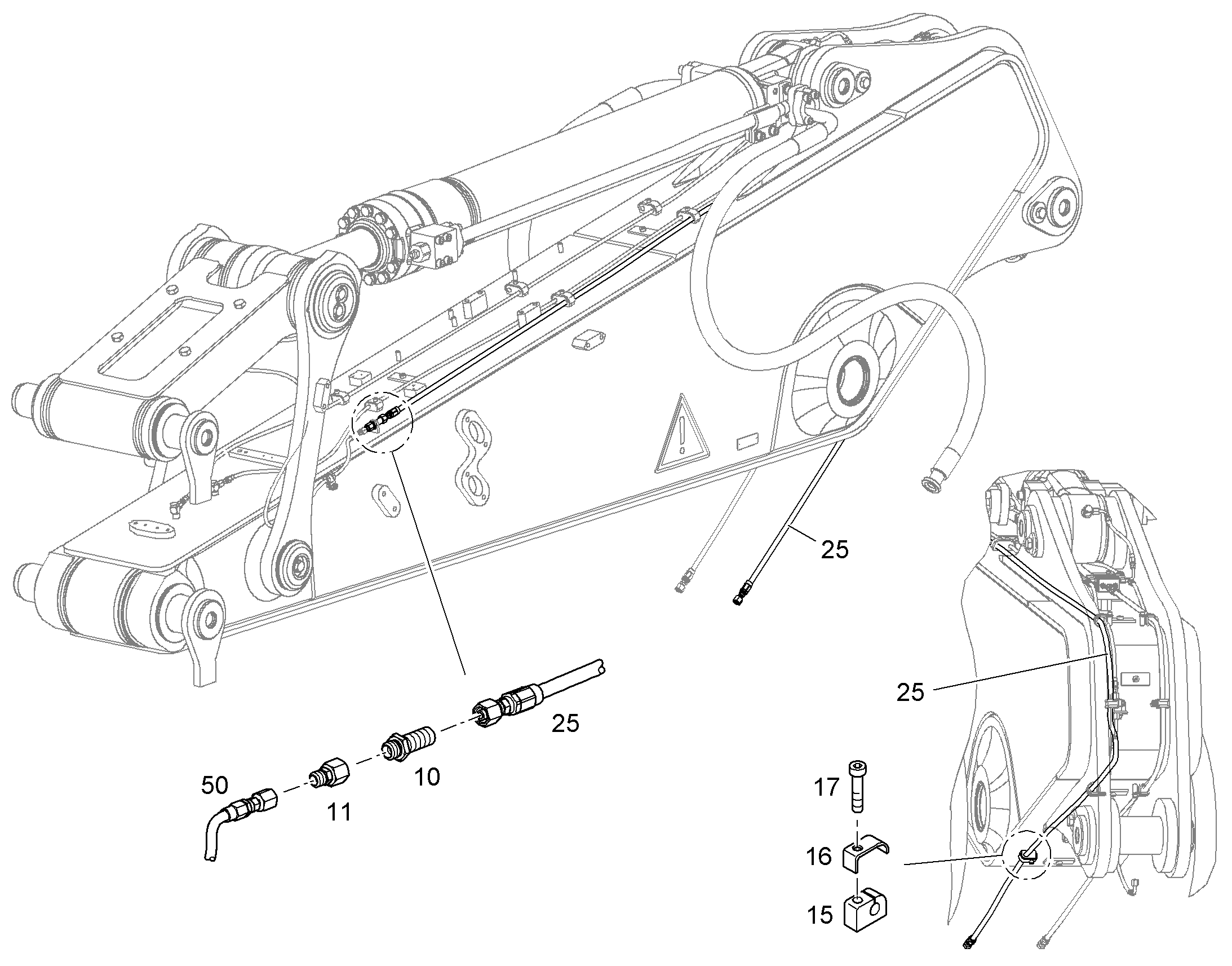 СМАЗОЧНЫЕ ЛИНИИ ДЛЯ НАКЛАДОК 10389429 LIEBHERR