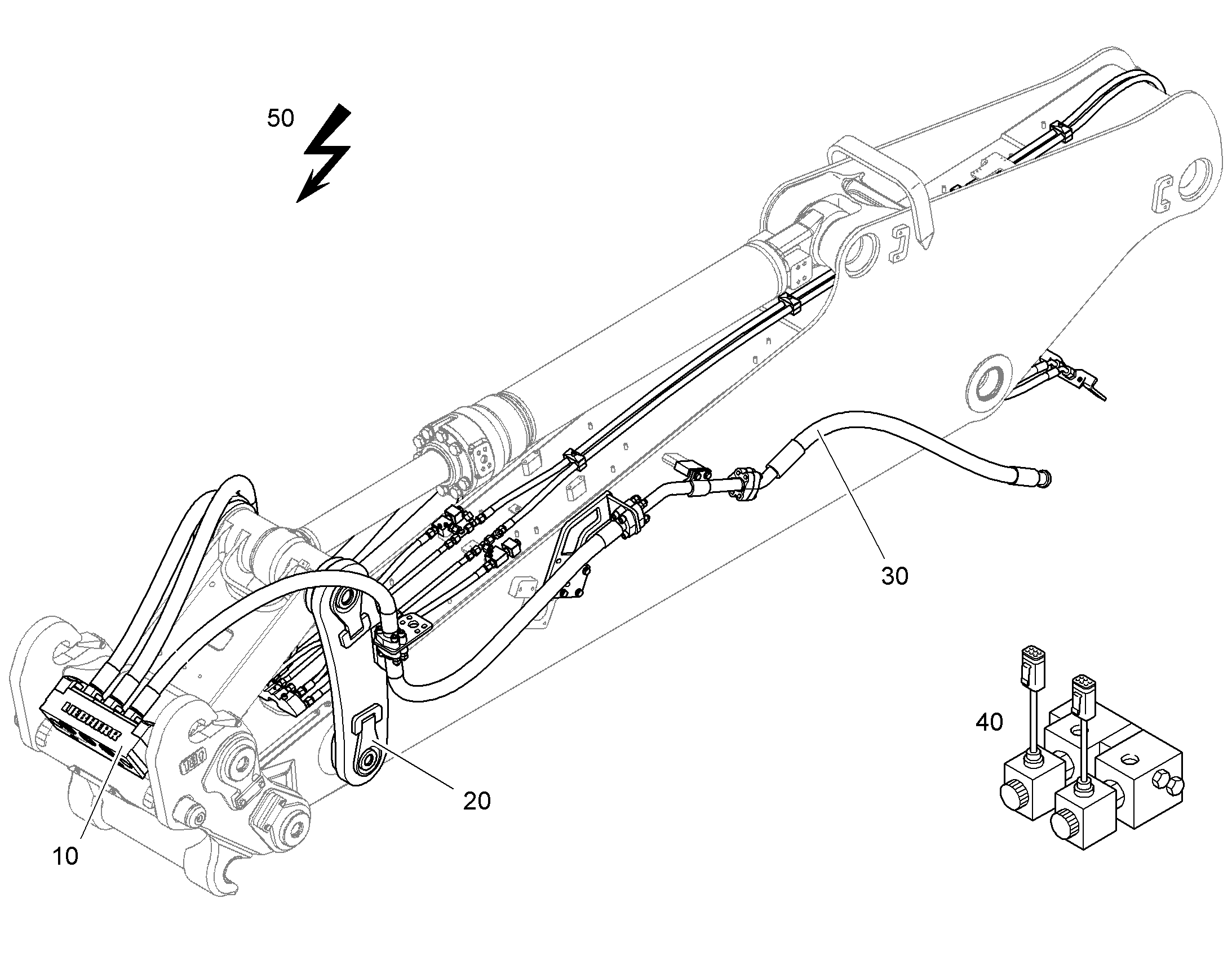 ГИДРАВЛИЧЕСКАЯ СИСТЕМА 10405929 LIEBHERR