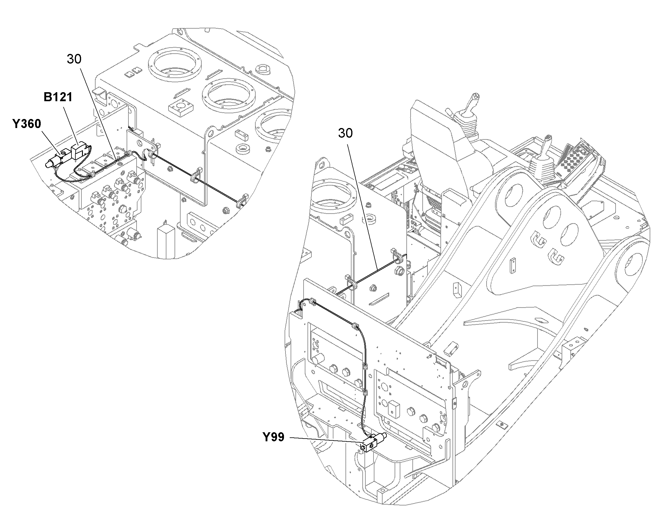 КОМПЛЕКТ КАБЕЛЕЙ S122-H97-Y360 10378504 LIEBHERR