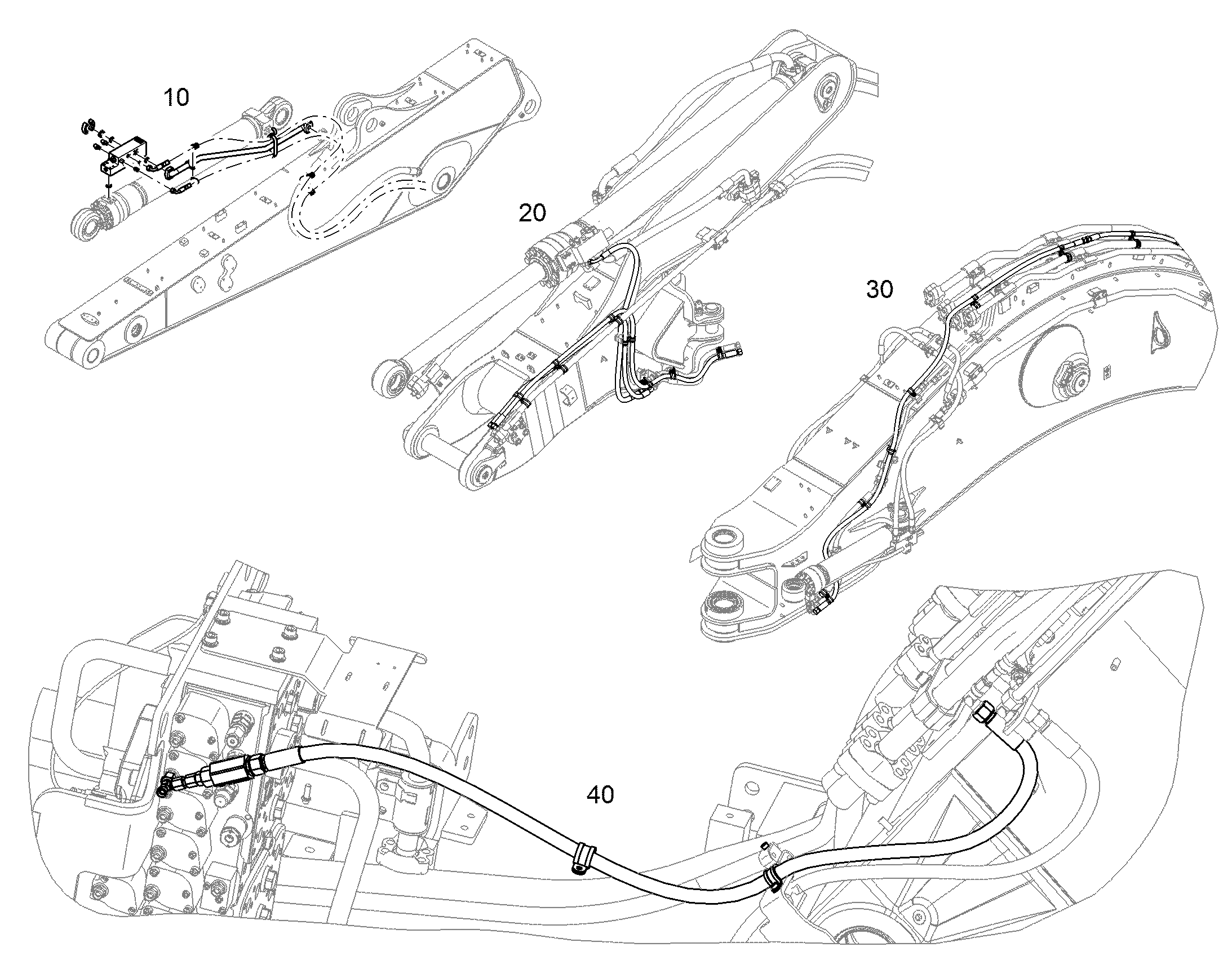 ЗАЩ.ТРУБЫ ЦИЛ.НАКЛ. 10393608 LIEBHERR