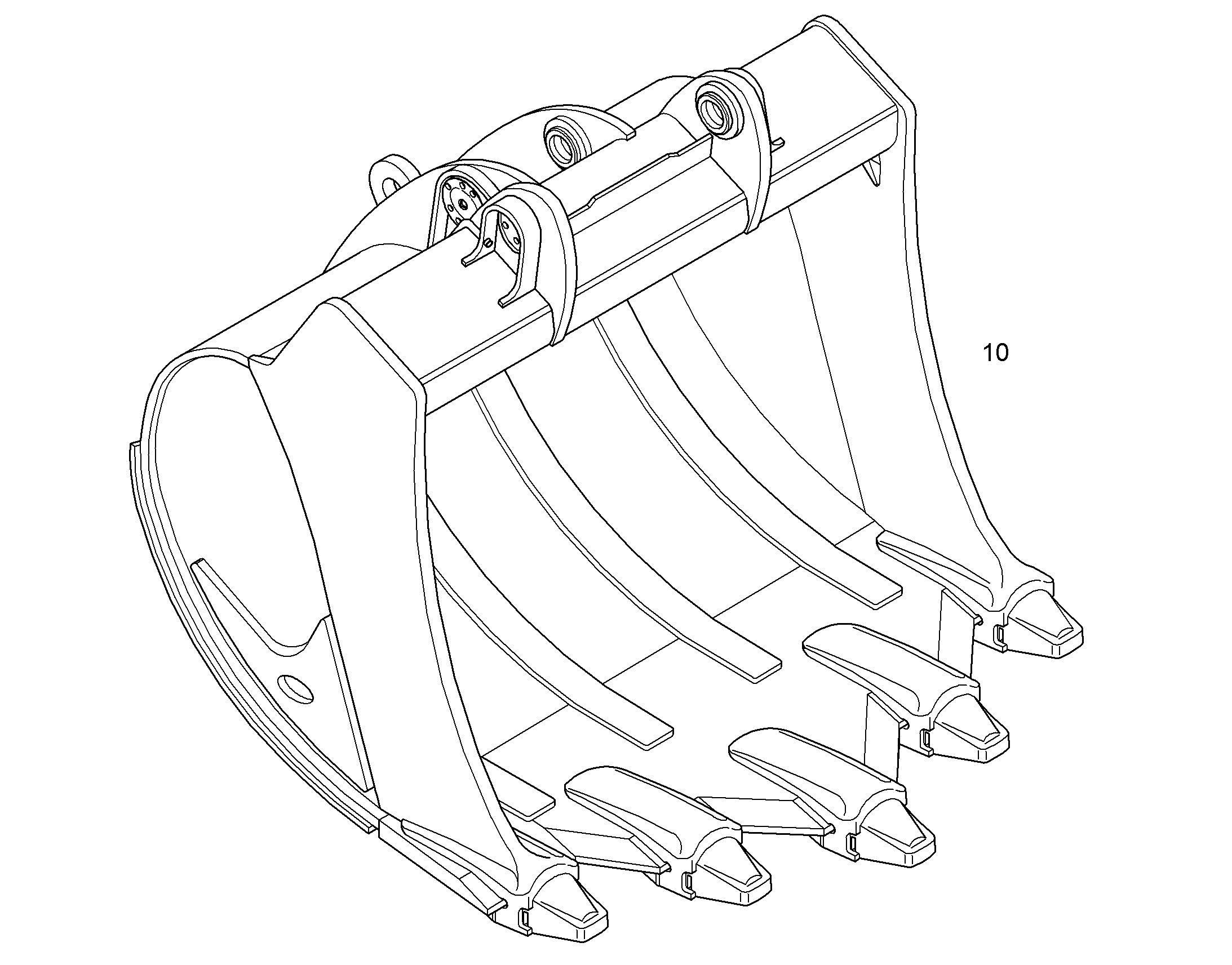 ЛОПАТА ОБРАТНАЯ HD 10825490 LIEBHERR