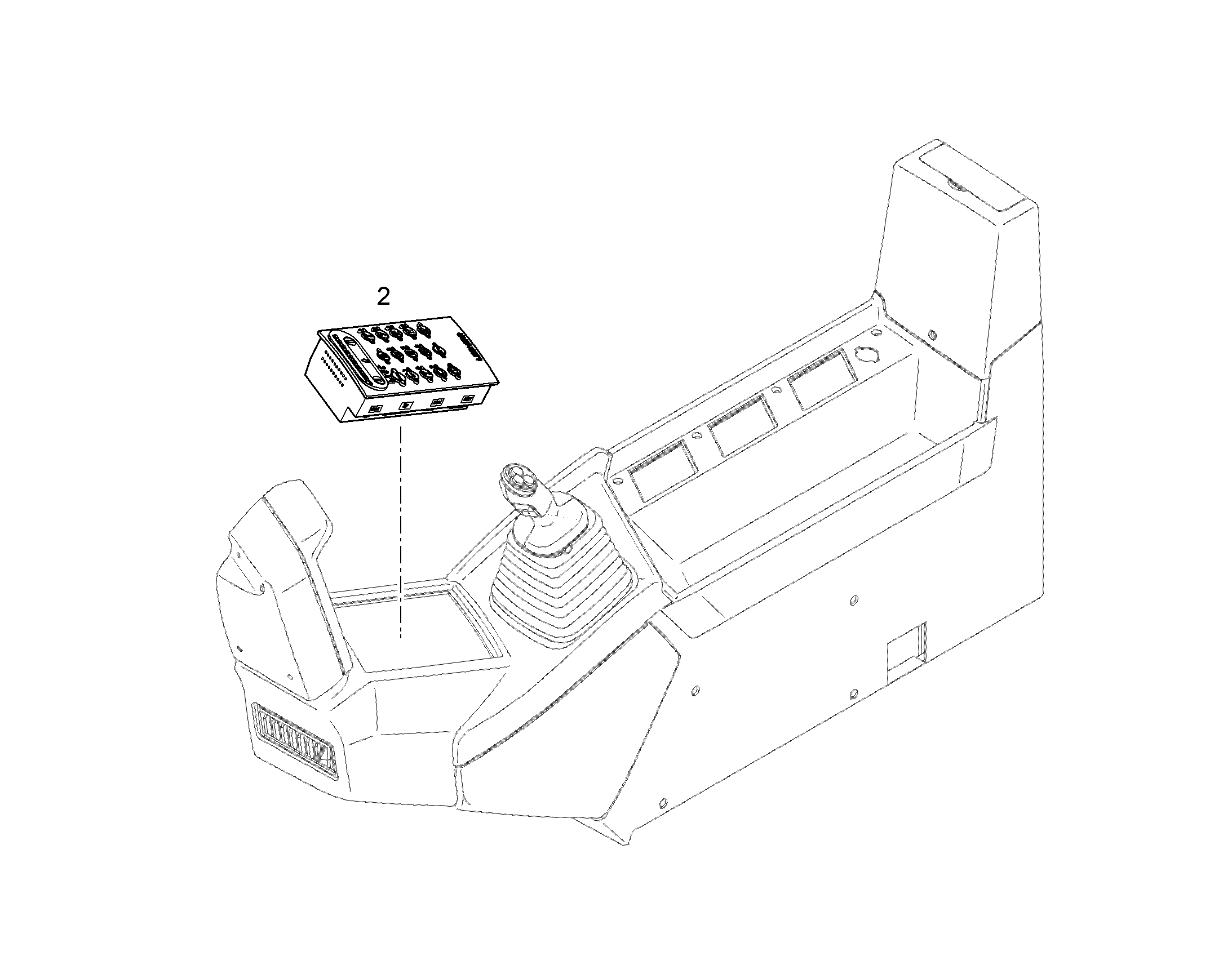 КЛАВИАТУРА УПРАВЛЕНИЯ 10677898 LIEBHERR