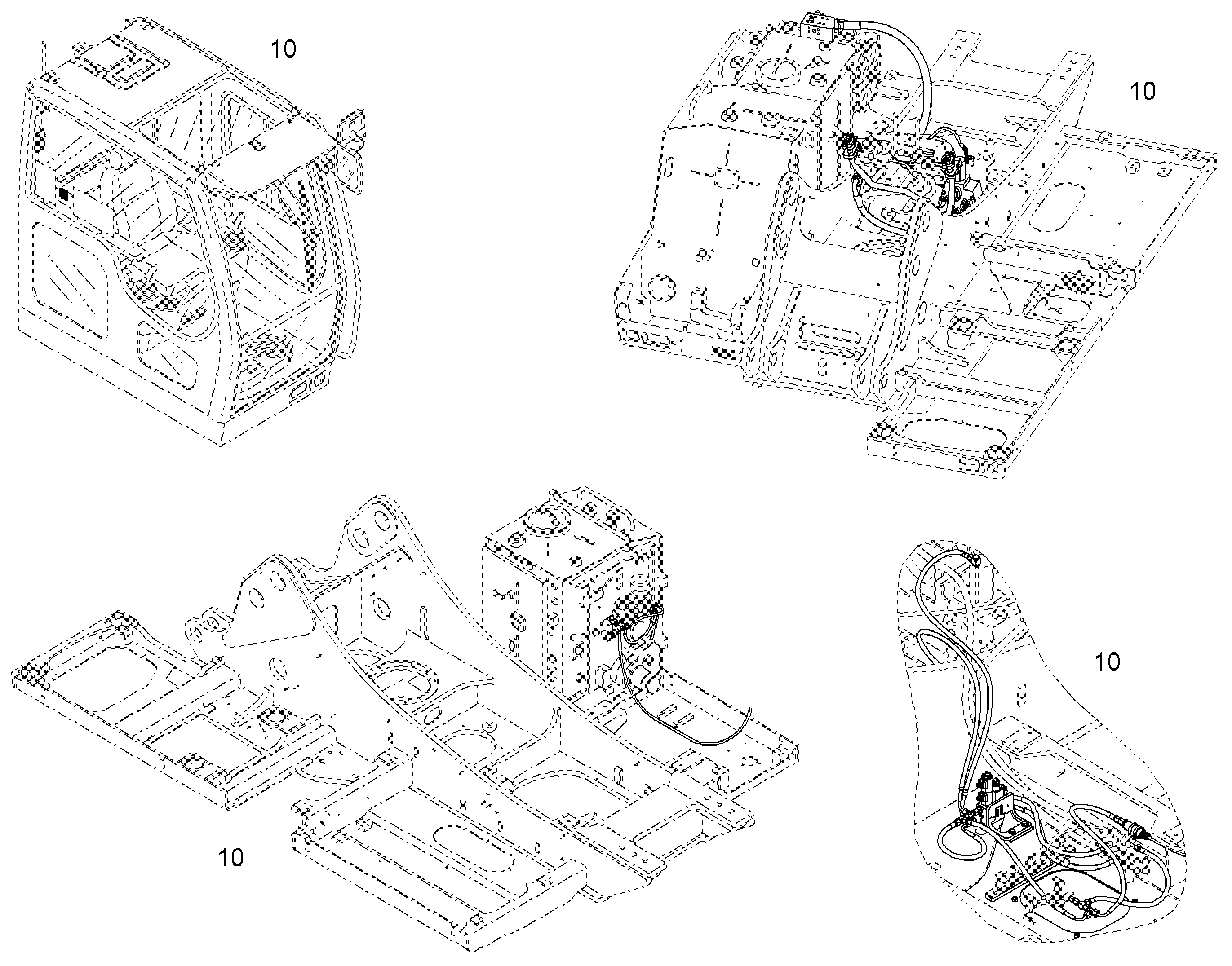 ДОПОЛНЕНИЕ-В ШАССИ AHS 11 10823194 LIEBHERR