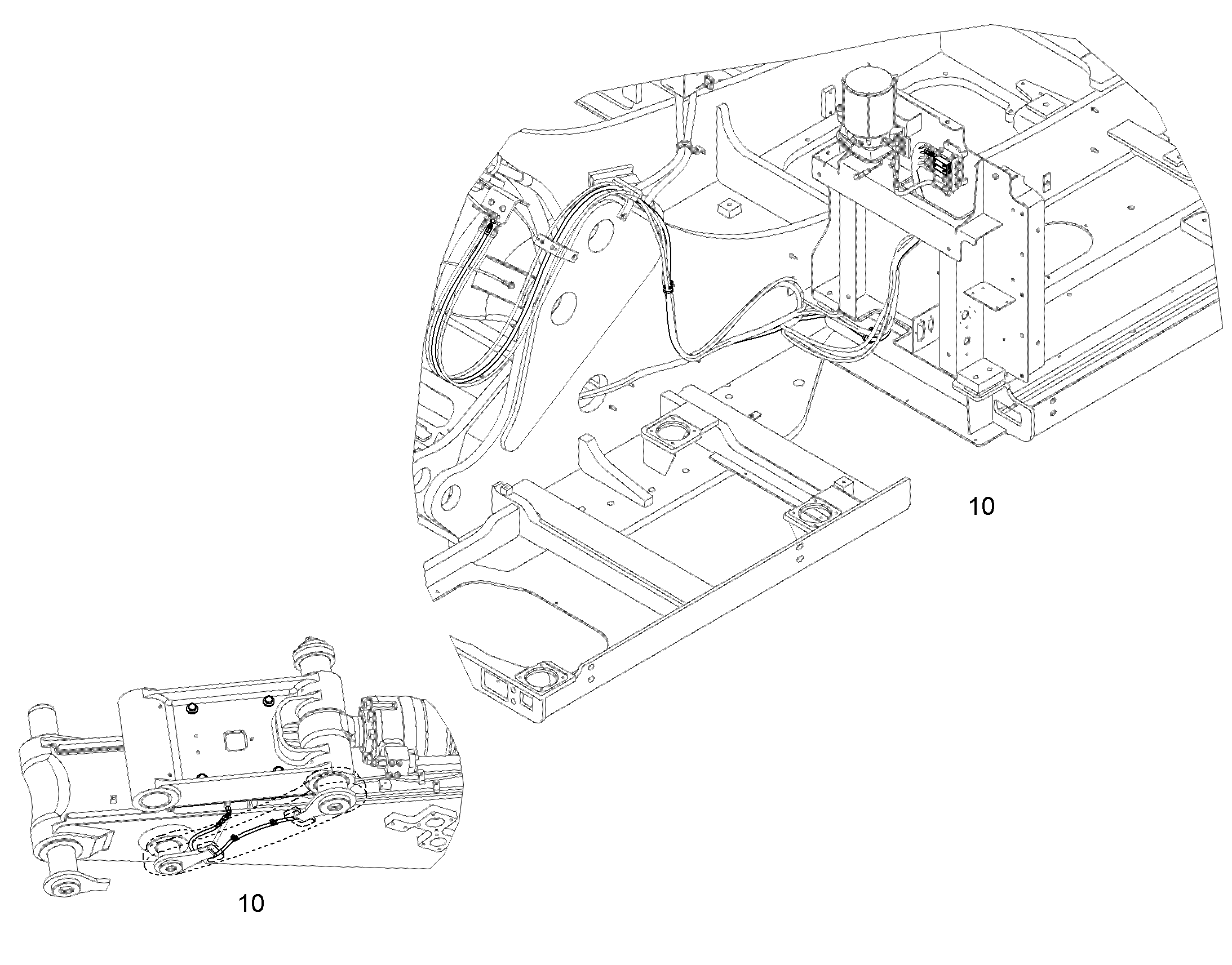 СМАЗОЧНЫЕ ЛИНИИ ДЛЯ НАКЛАДОК 10825122 LIEBHERR
