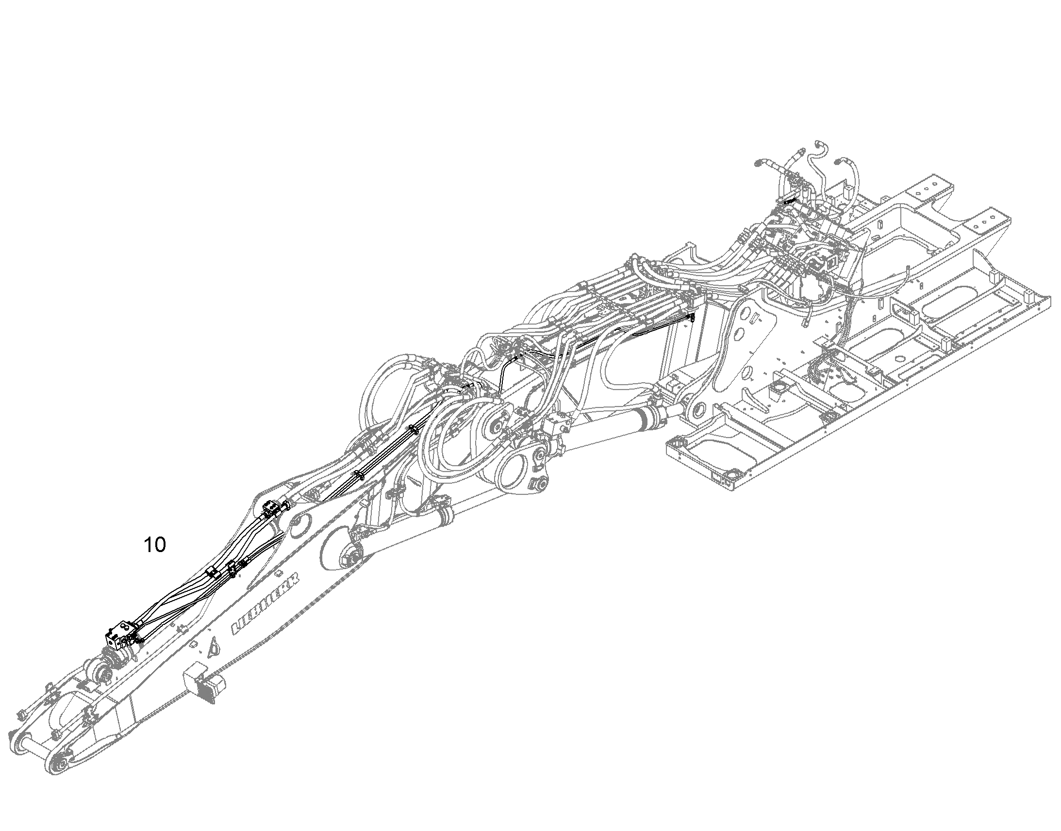 ЗАЩ.ТРУБЫ ЦИЛ.РУК. 10827007 LIEBHERR