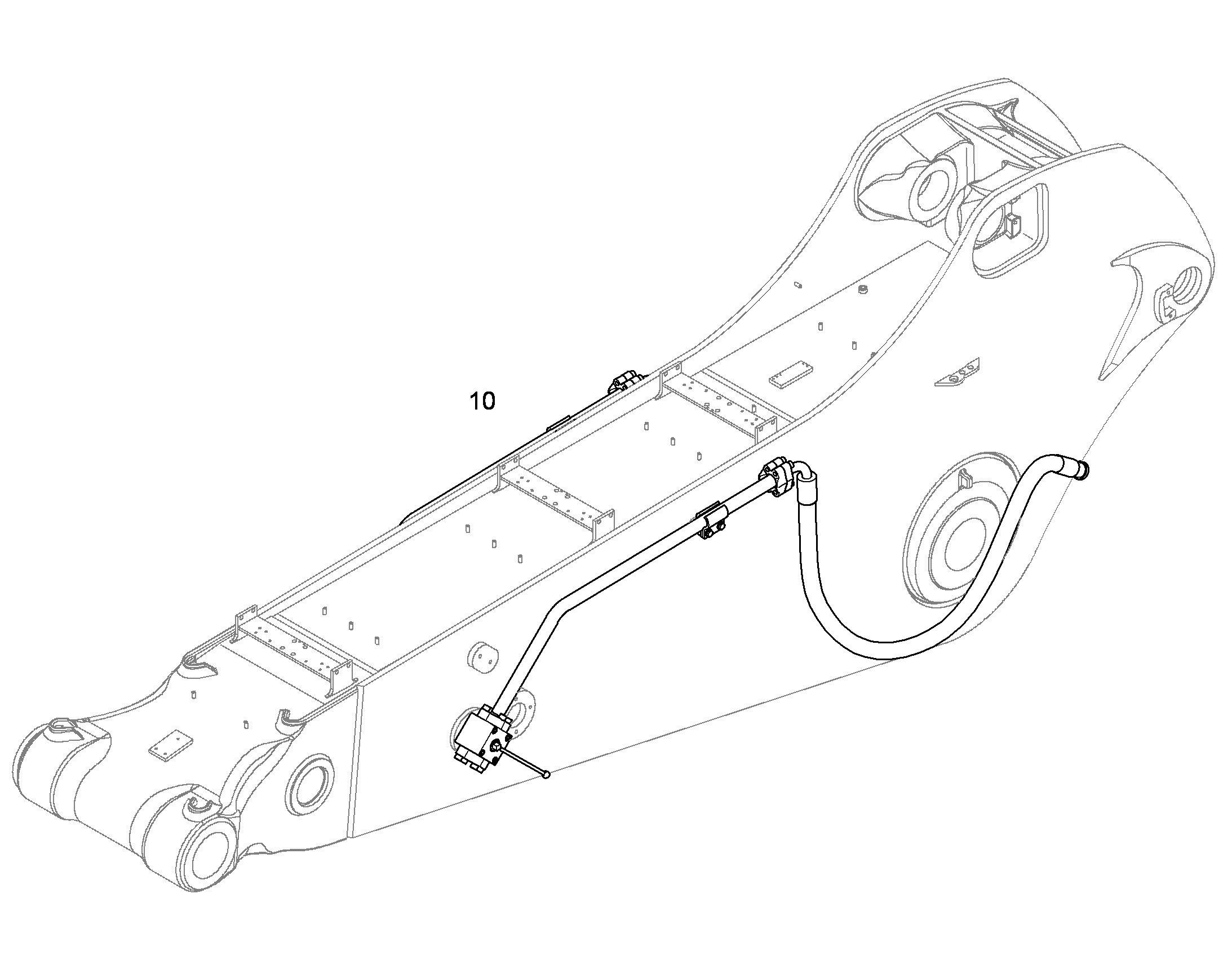 ПРОВОДКА МОНТАЖ AHS 10398319 LIEBHERR
