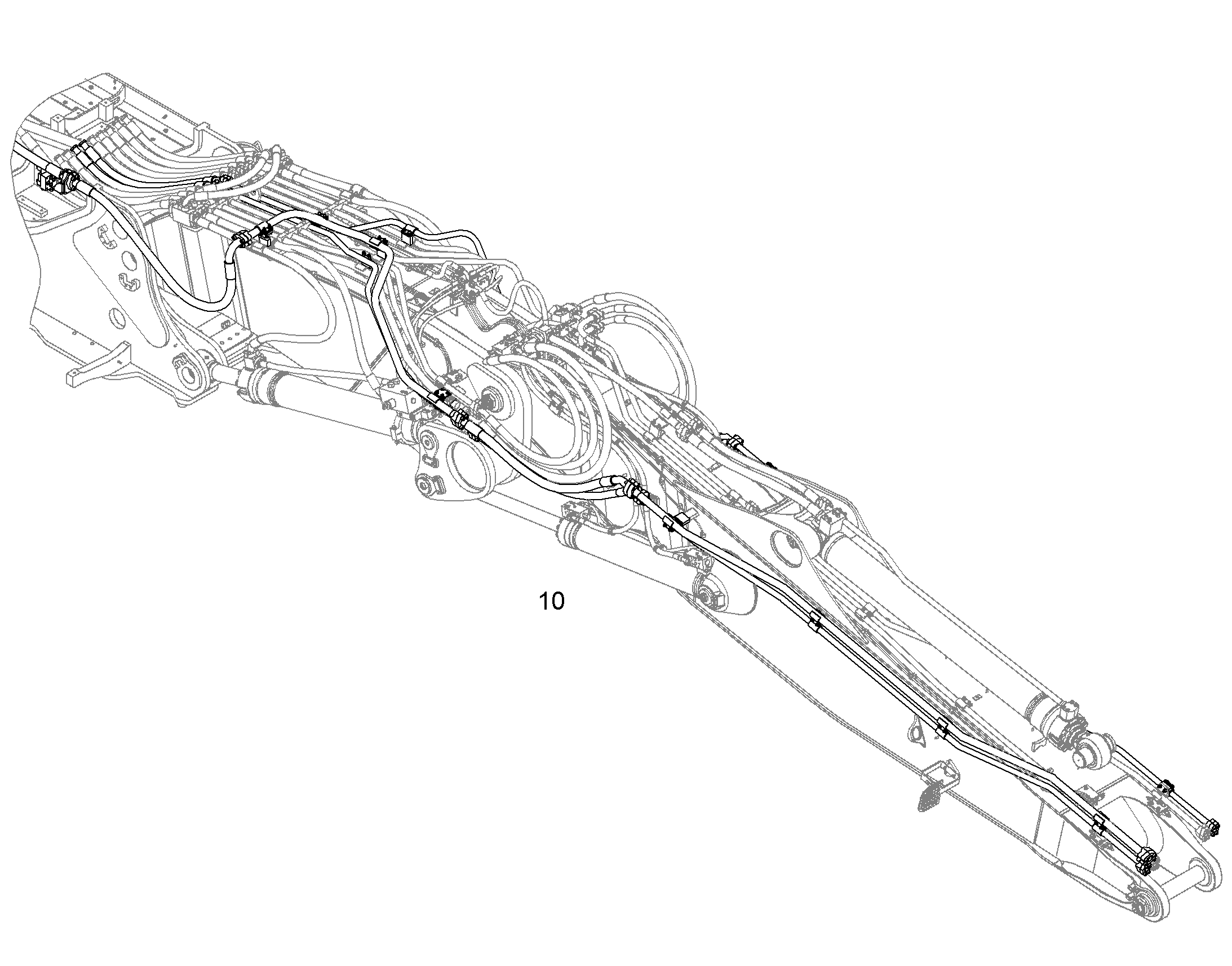 ПРОВОДКА МОНТАЖ AHS 10827009 LIEBHERR