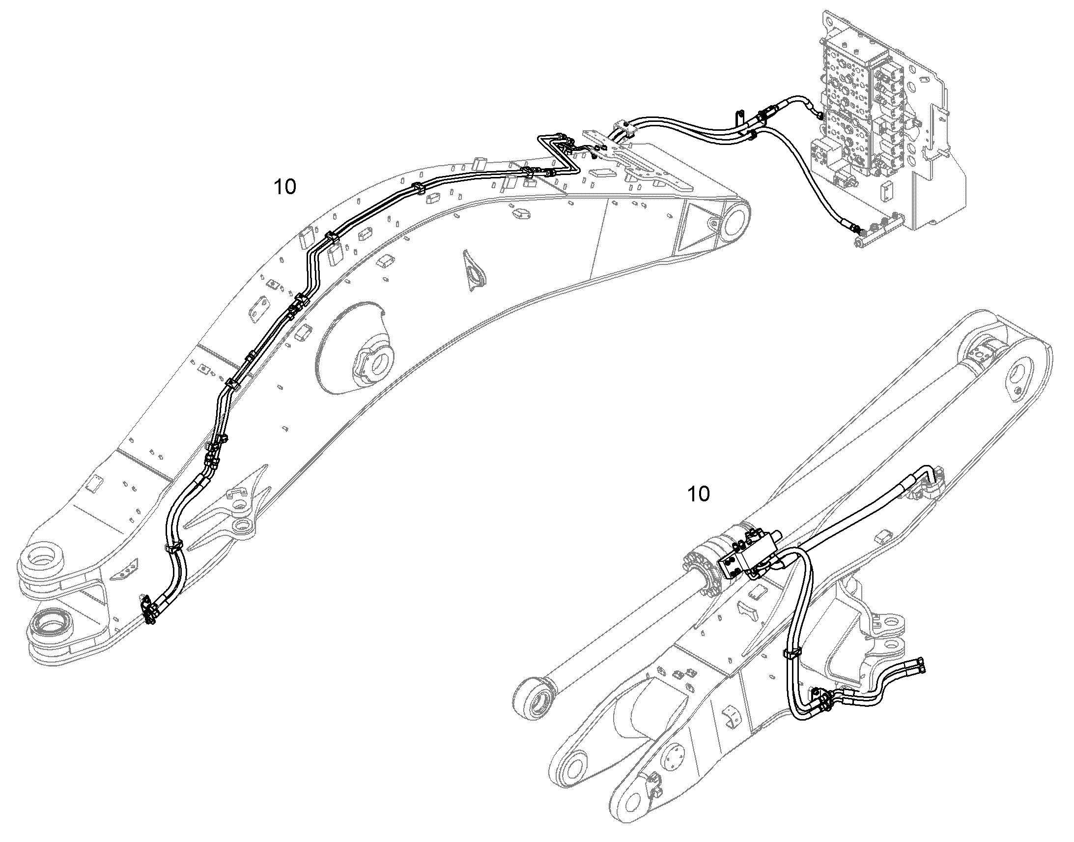 ЗАЩ.ТРУБЫ ЦИЛ.РУК. 10826791 LIEBHERR