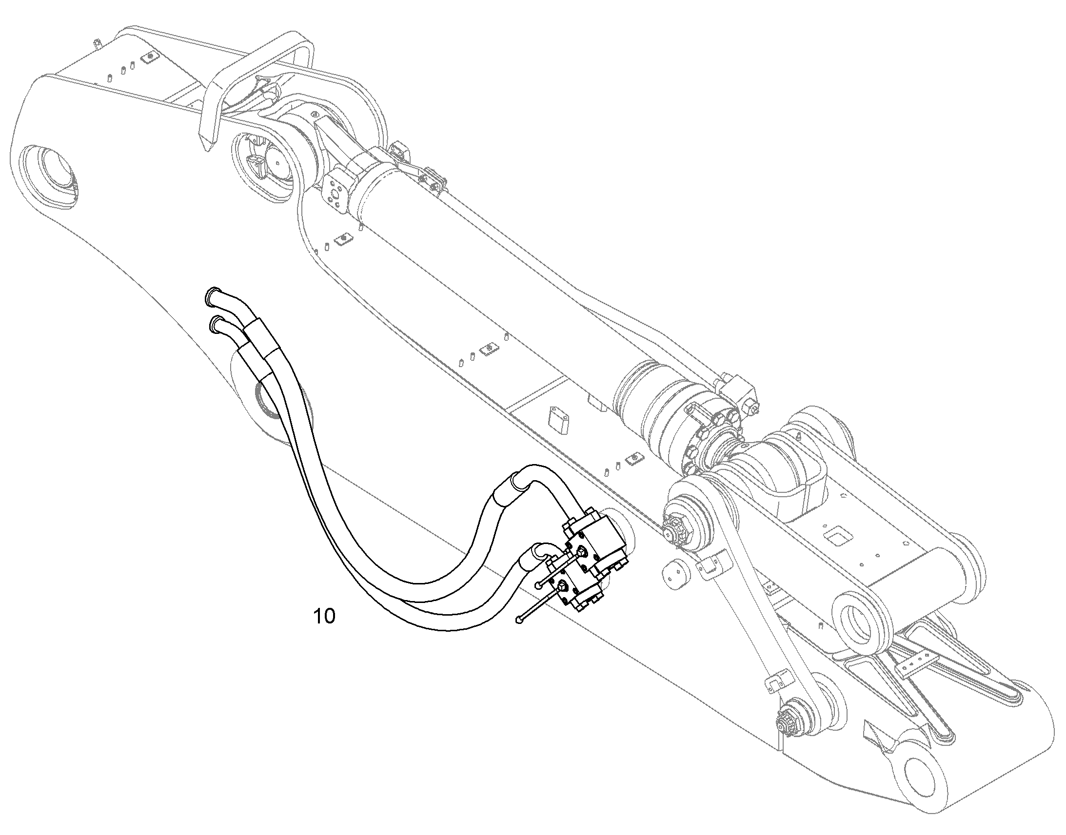 ПРОВОДКА МОНТАЖ AHS 10827313 LIEBHERR