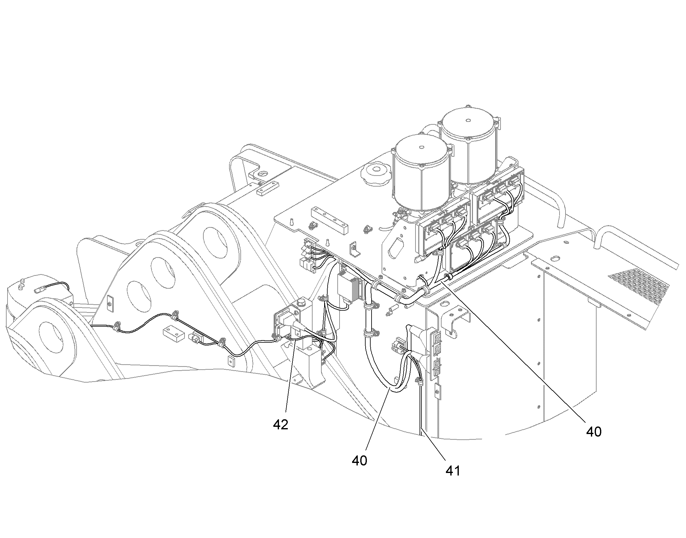 КОМПЛ. ПРОВОДОВ БАК ТОПЛИВНЫЙ 10823119 LIEBHERR