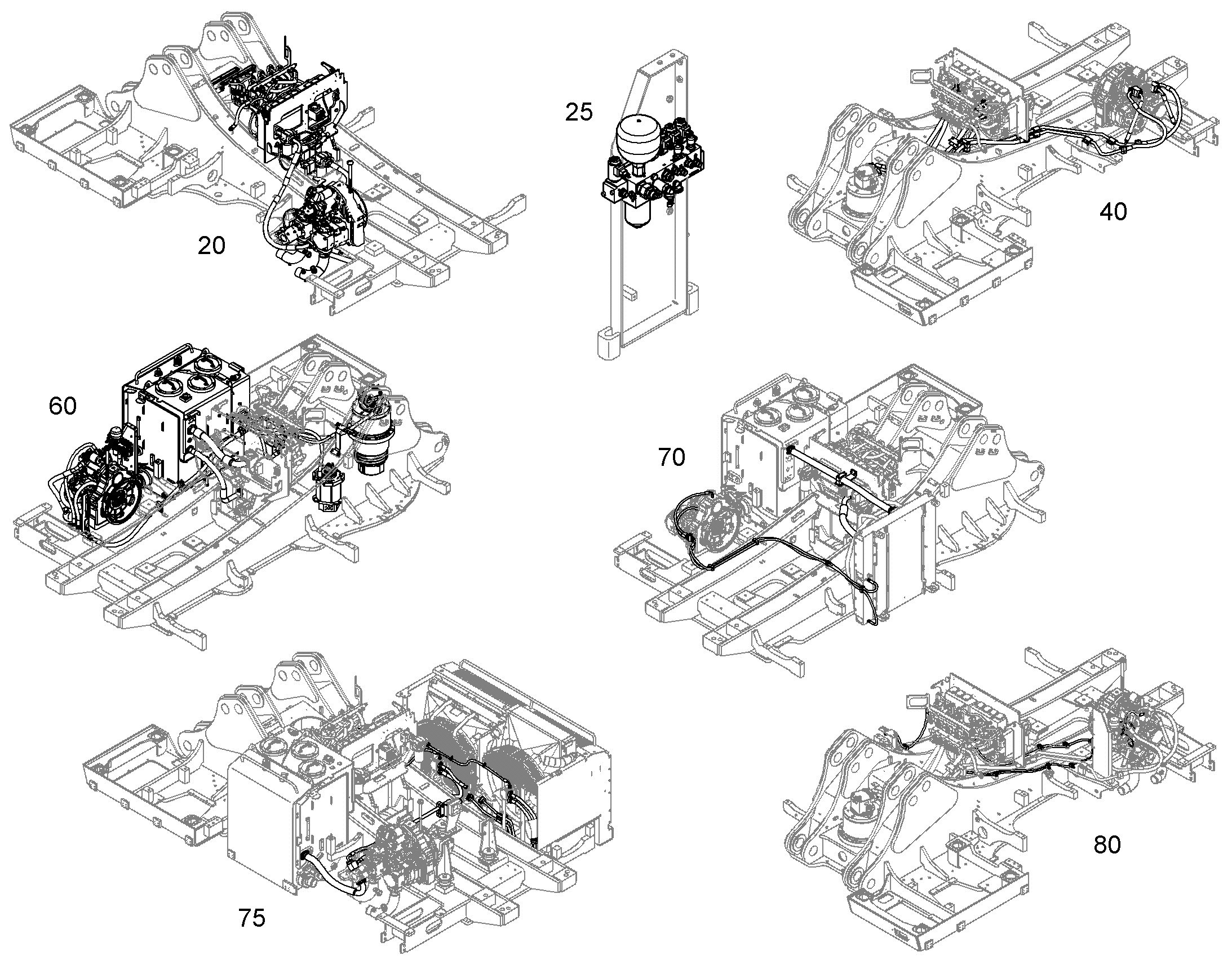 ЛИНИЯ УПРАВЛЯЮЩАЯ УСТАНОВКА 10825167 LIEBHERR