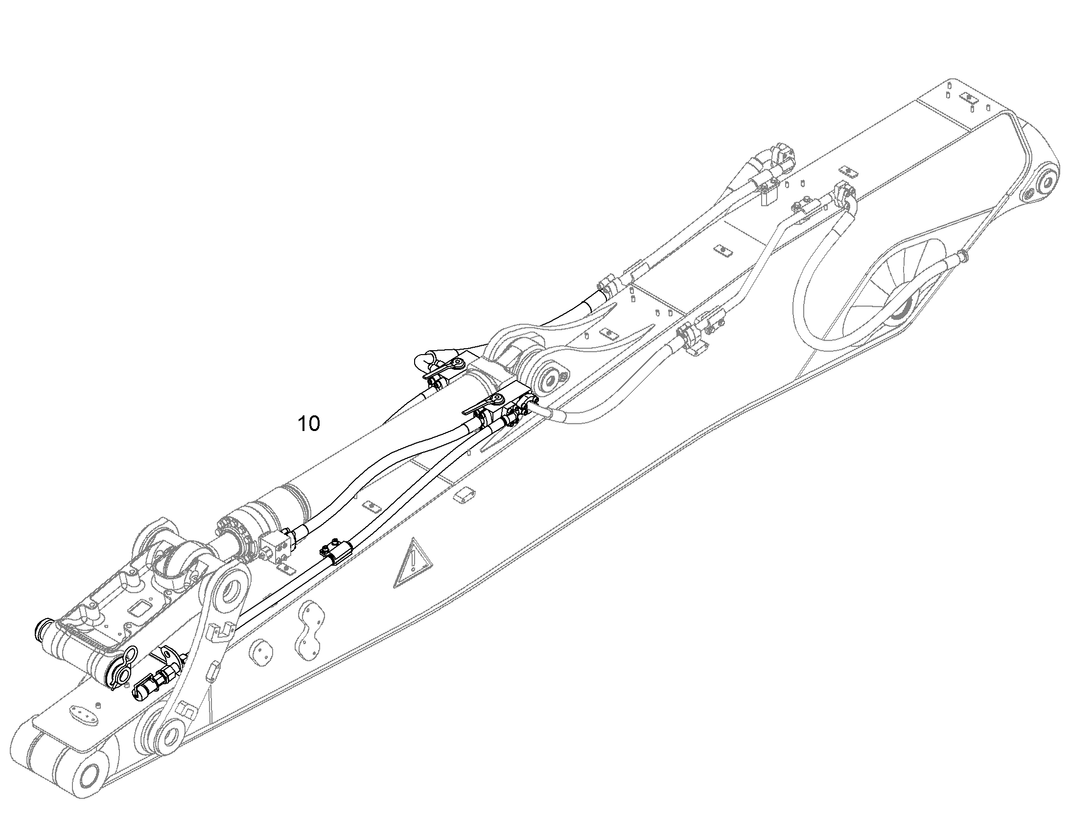 ПРОВОДКА ПРИВОД ГРЕЙФЕРА 10830121 LIEBHERR