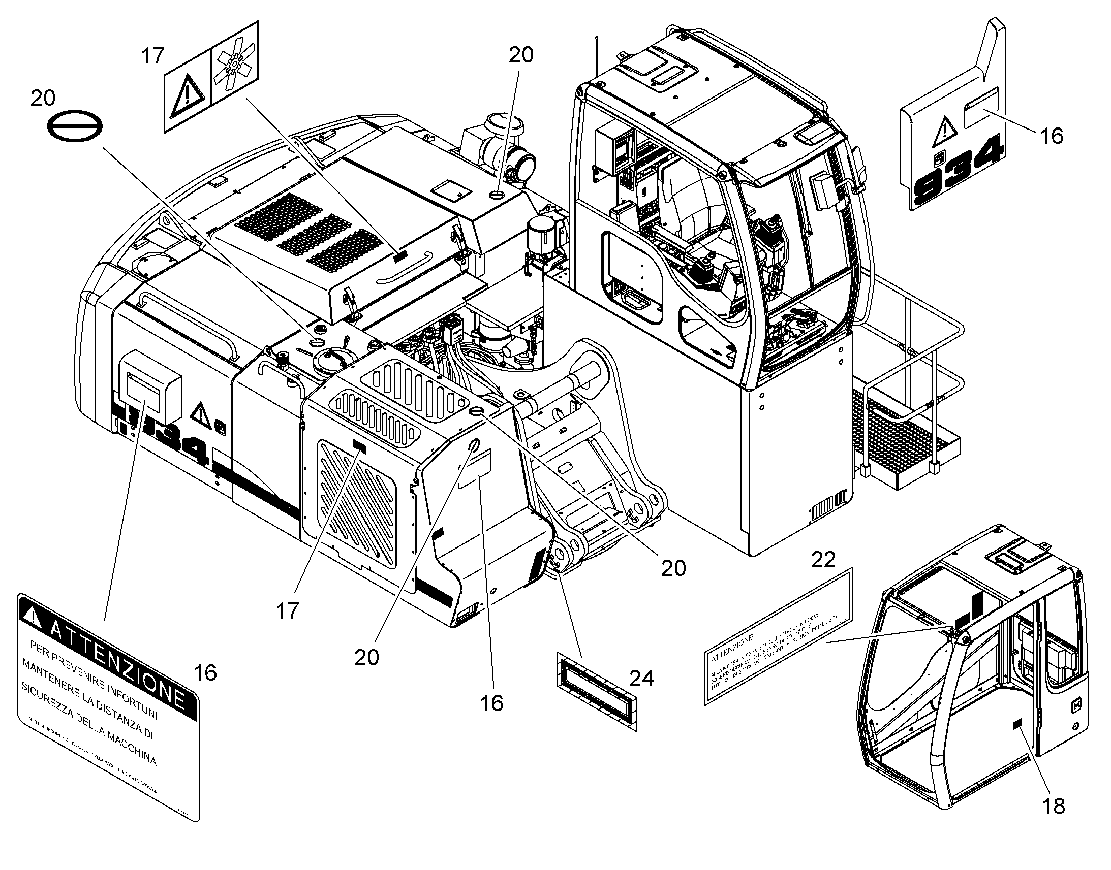 ТАБЛИЧКА ТЕХНИКИ БЕЗОПАСНОСТИ 10830832 LIEBHERR