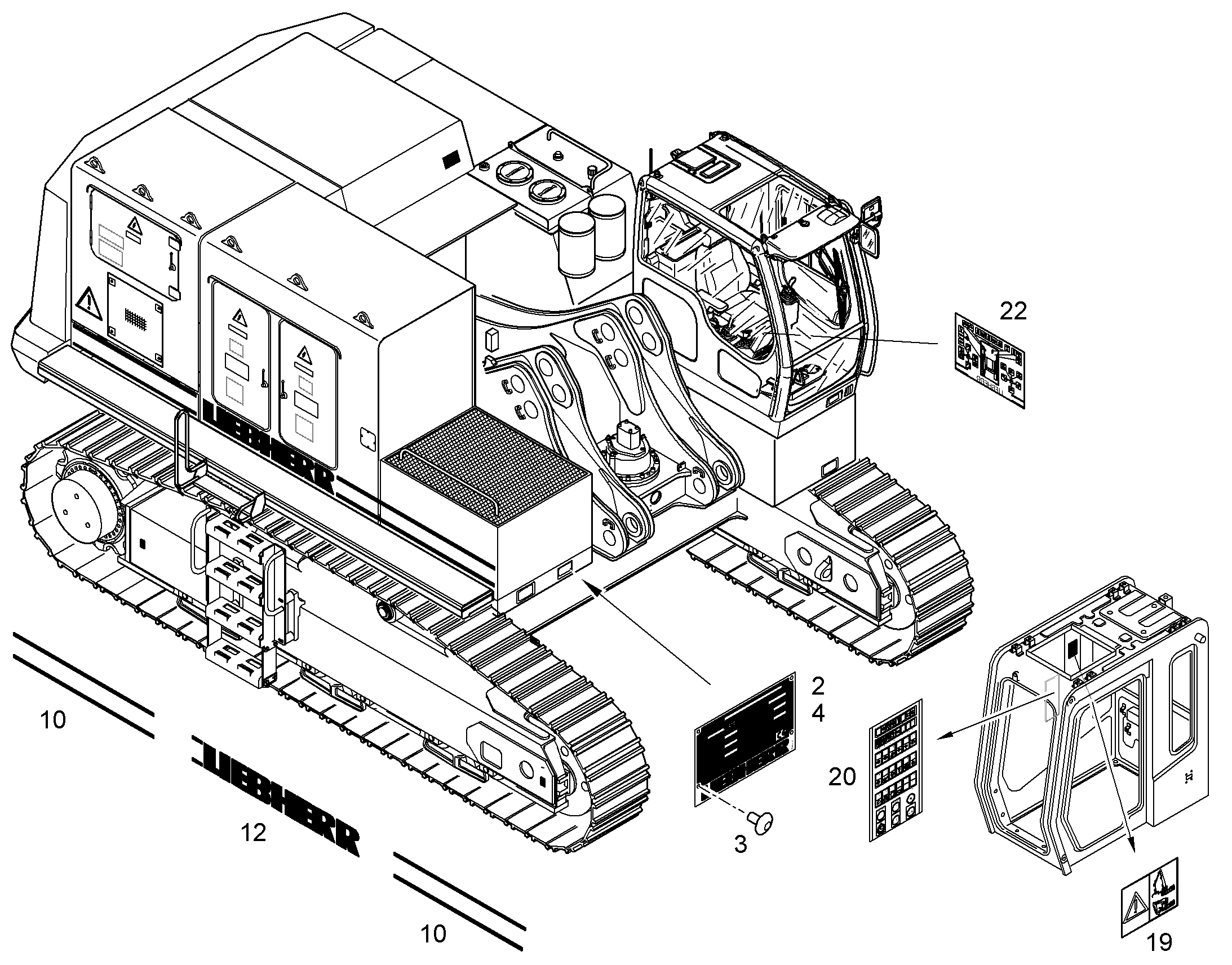 ПЛЕНКА КЛЕЯЩАЯСЯ 11417375 LIEBHERR