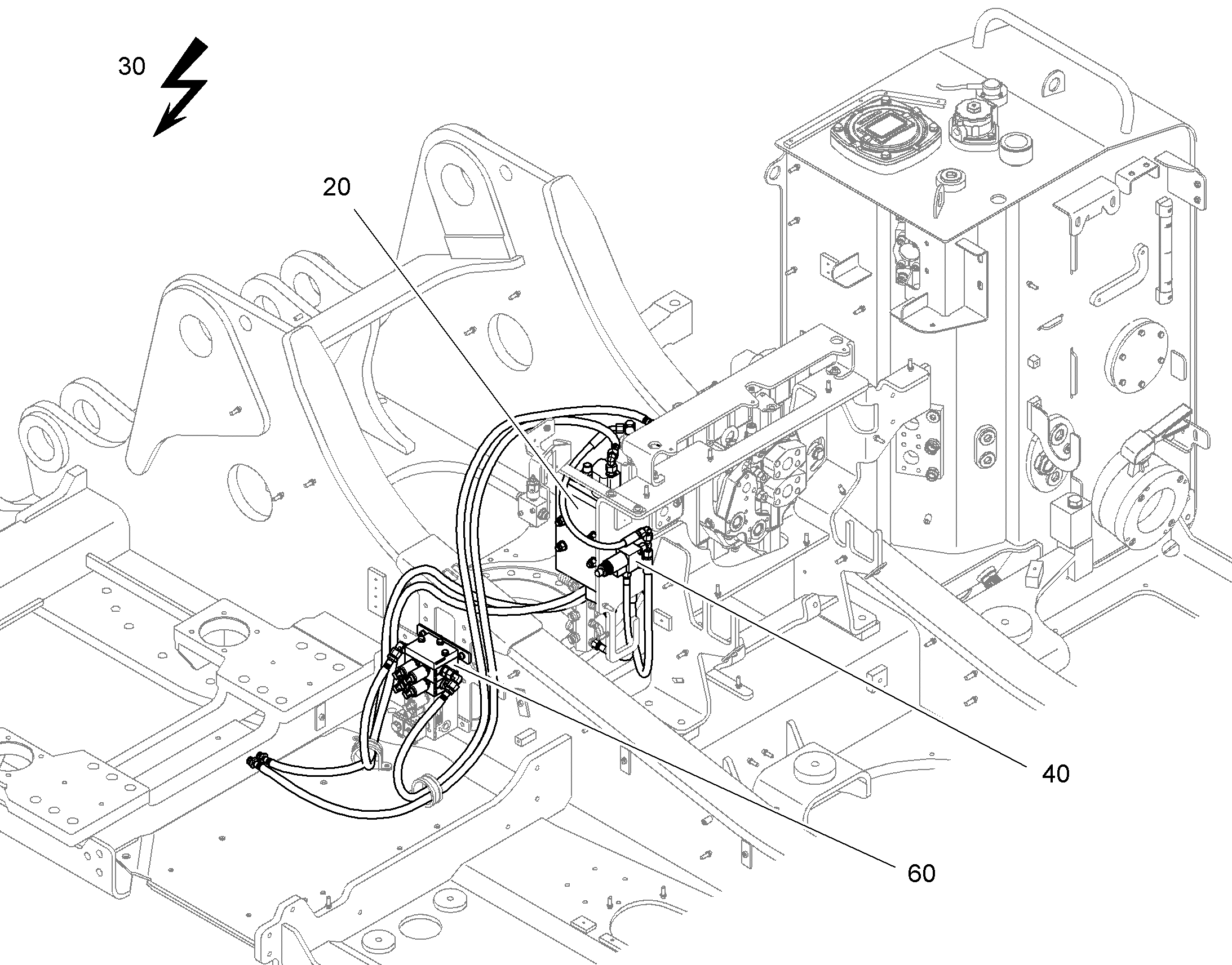 ГИДРАВЛИЧЕСКАЯ СИСТЕМА AHS12 10403264 LIEBHERR