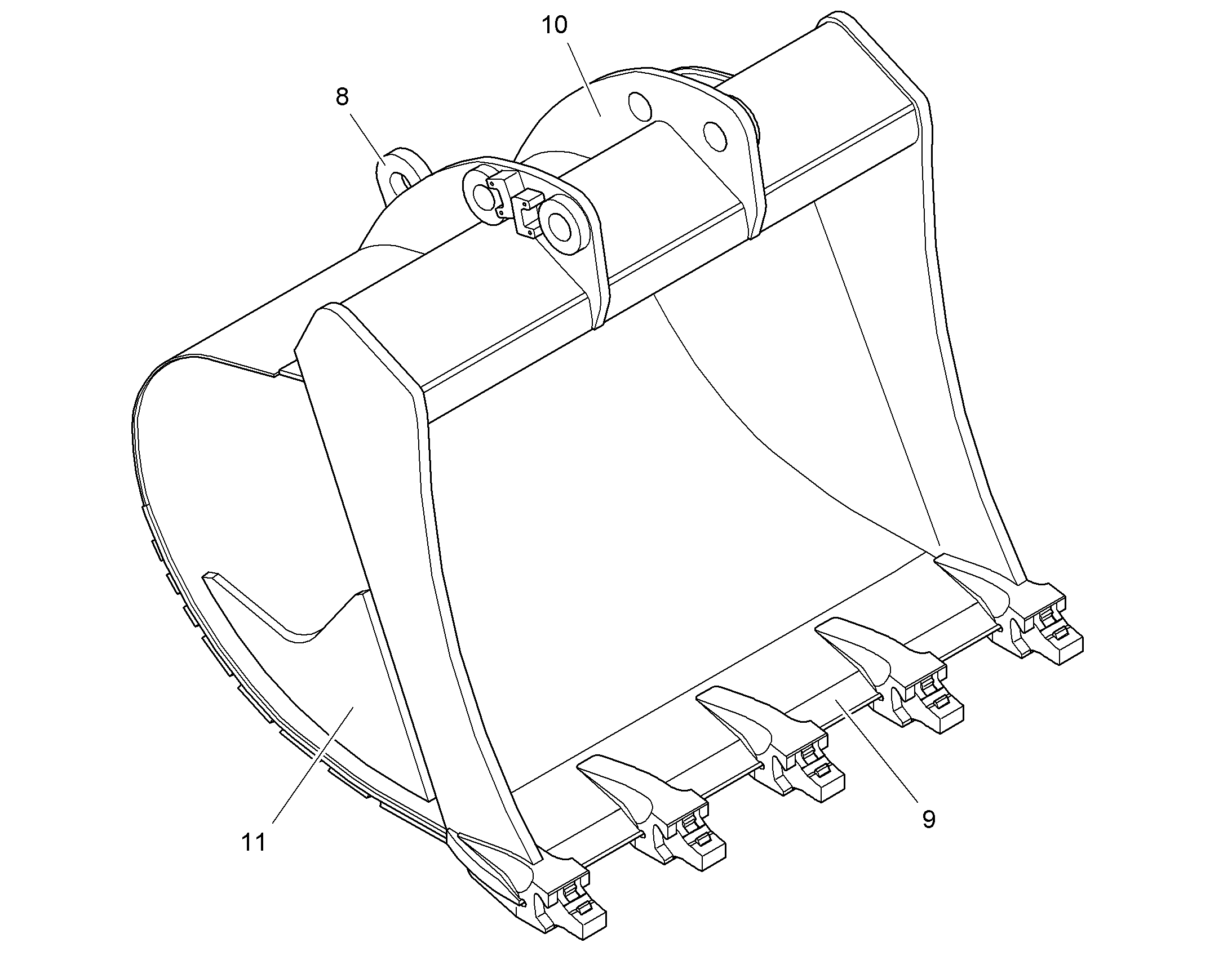 ЗАБРАЛО КОВША 10831247 LIEBHERR