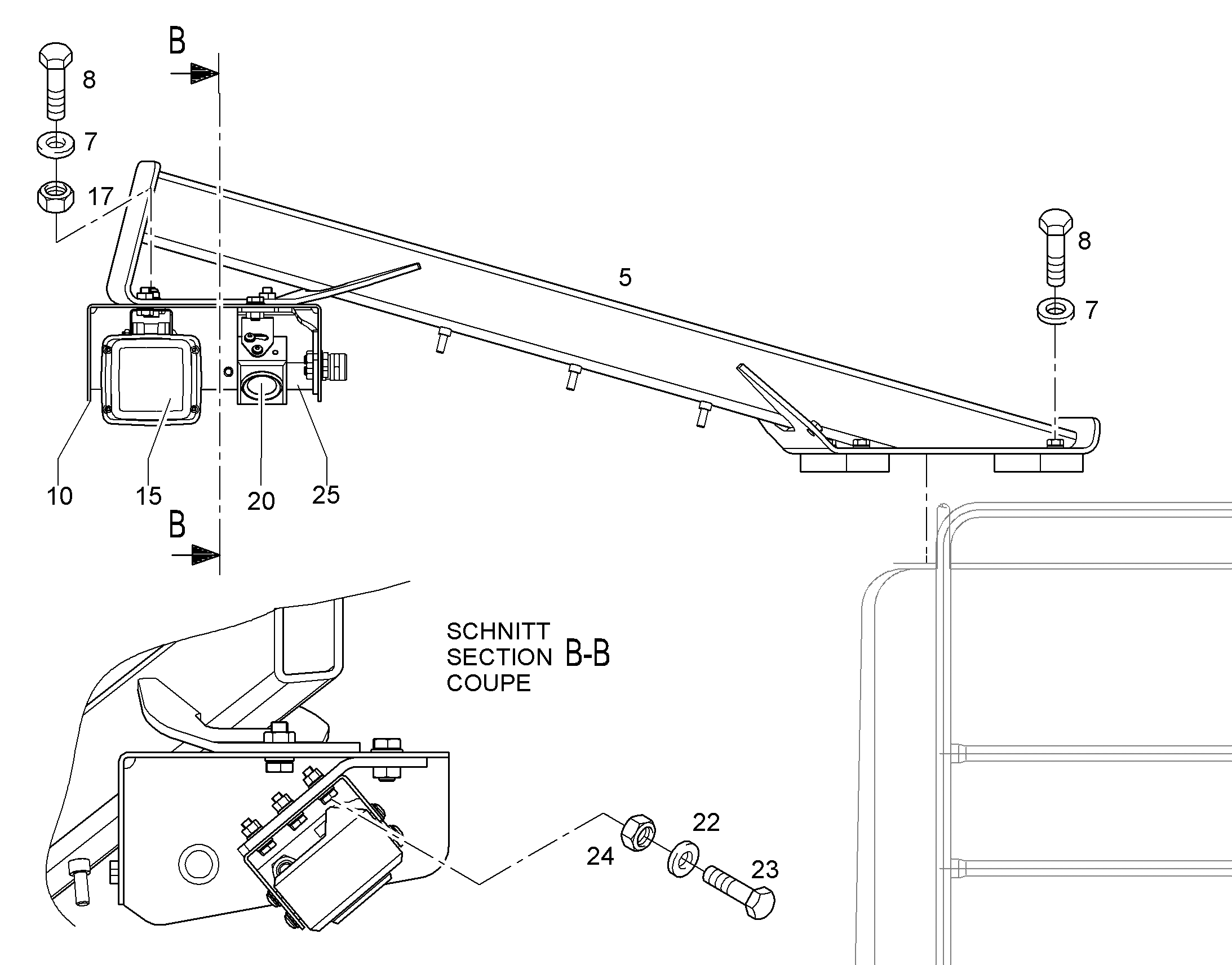 КОНСОЛЬ 10834953 LIEBHERR