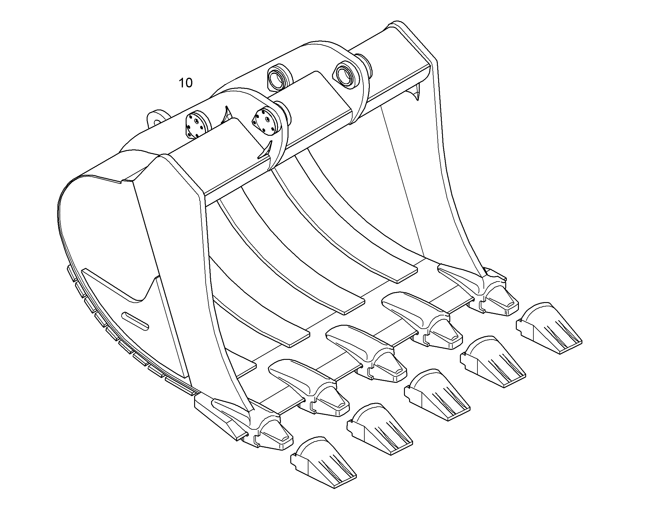 ЛОПАТА ОБРАТНАЯ HD 10827685 LIEBHERR