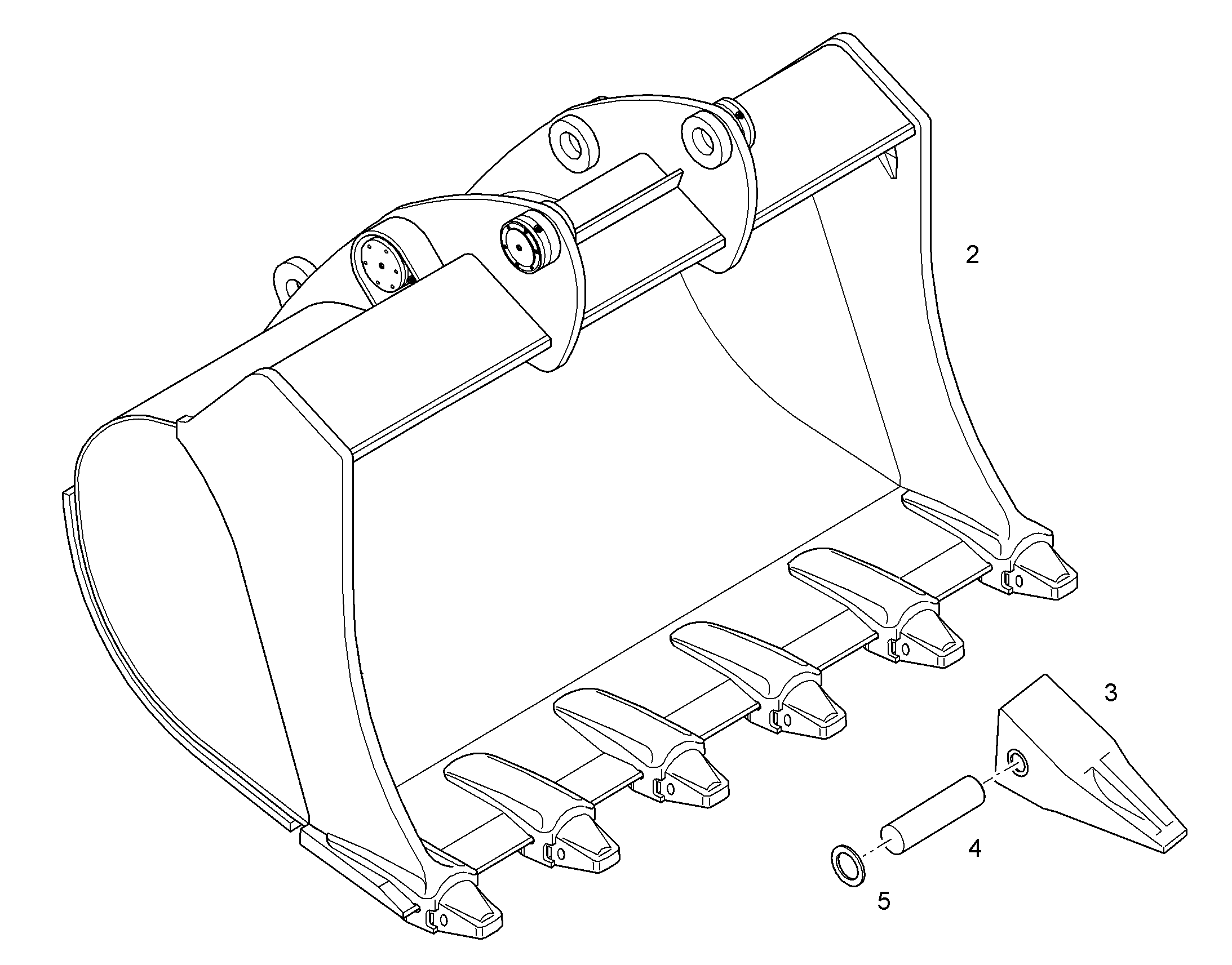 ЛОПАТА ОБРАТНАЯ 10827865 LIEBHERR