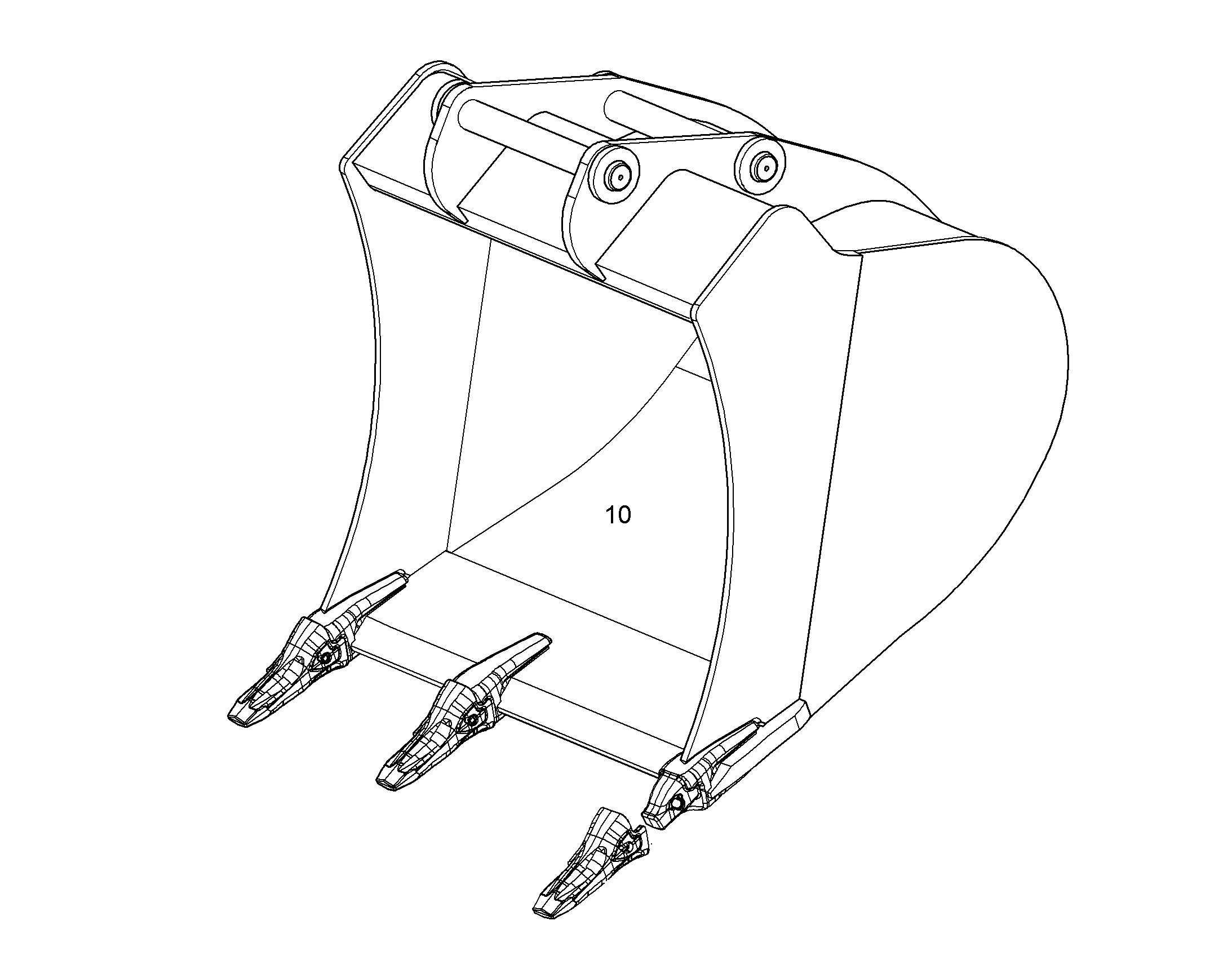 ЛОПАТА ОБРАТНАЯ 10829767 LIEBHERR