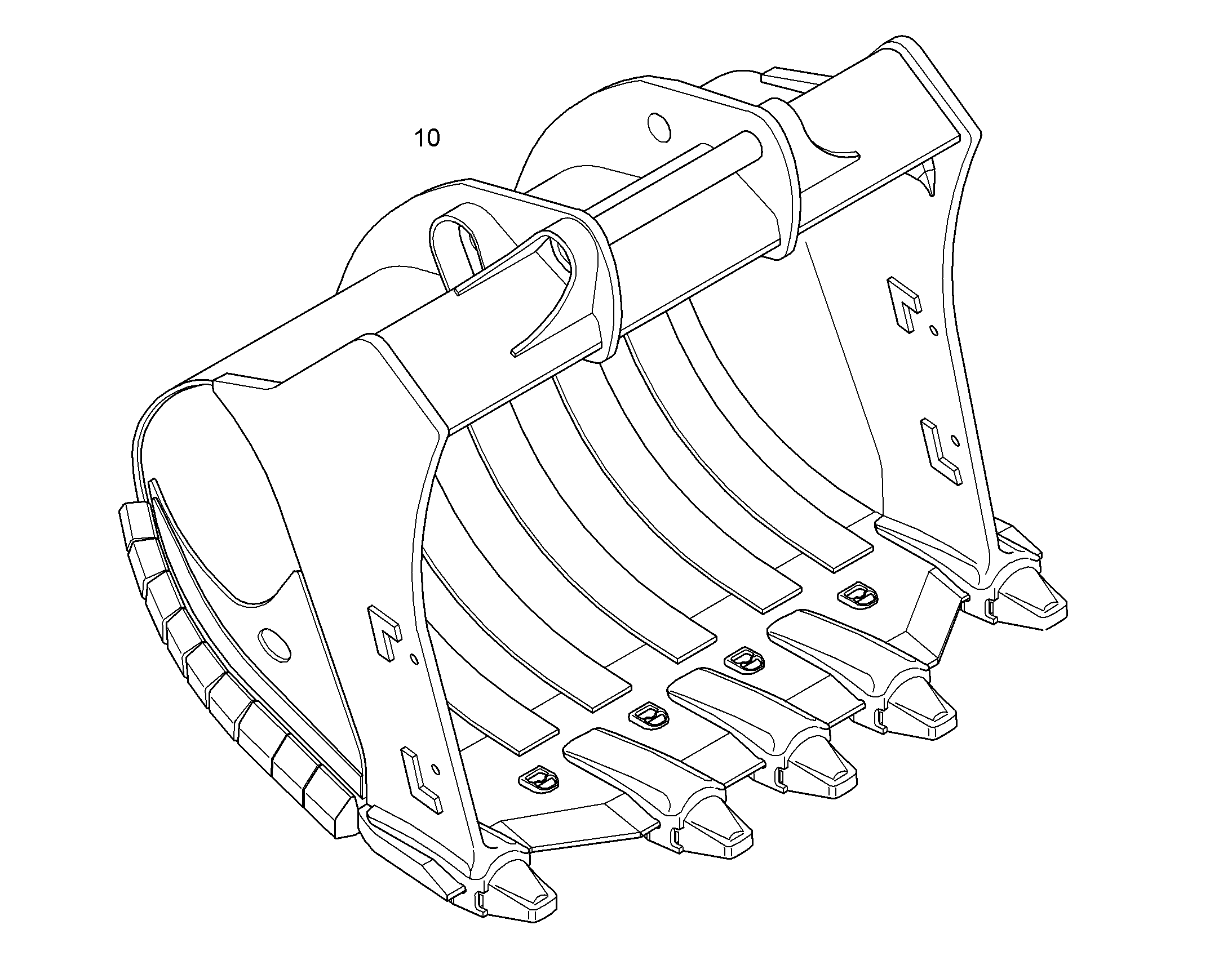 ЛОПАТА ОБРАТНАЯ HDV 10830886 LIEBHERR