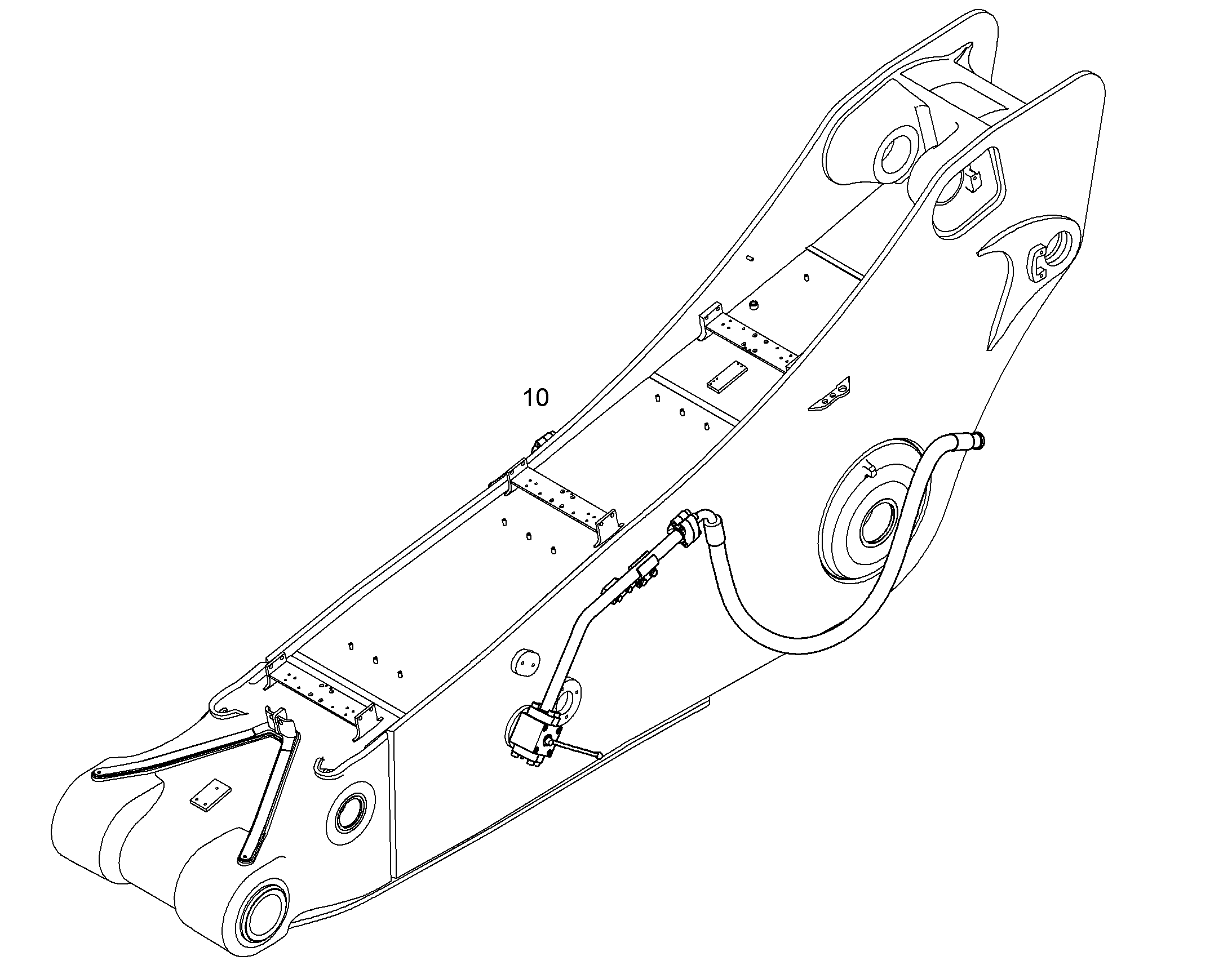 ПРОВОДКА МОНТАЖ AHS 10830083 LIEBHERR