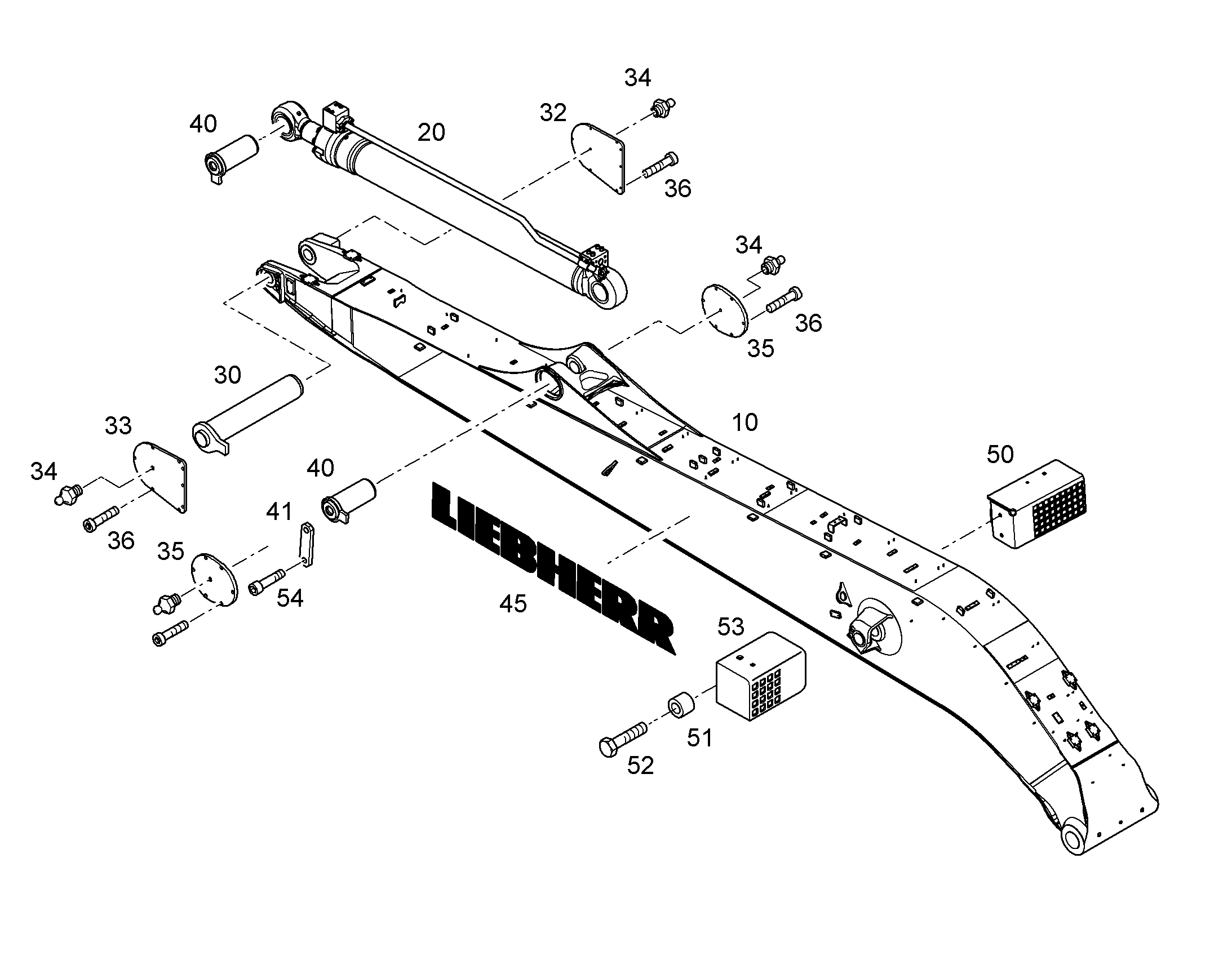 ВСТРОЕННЫЕ ДЕТАЛИ 10825163 LIEBHERR