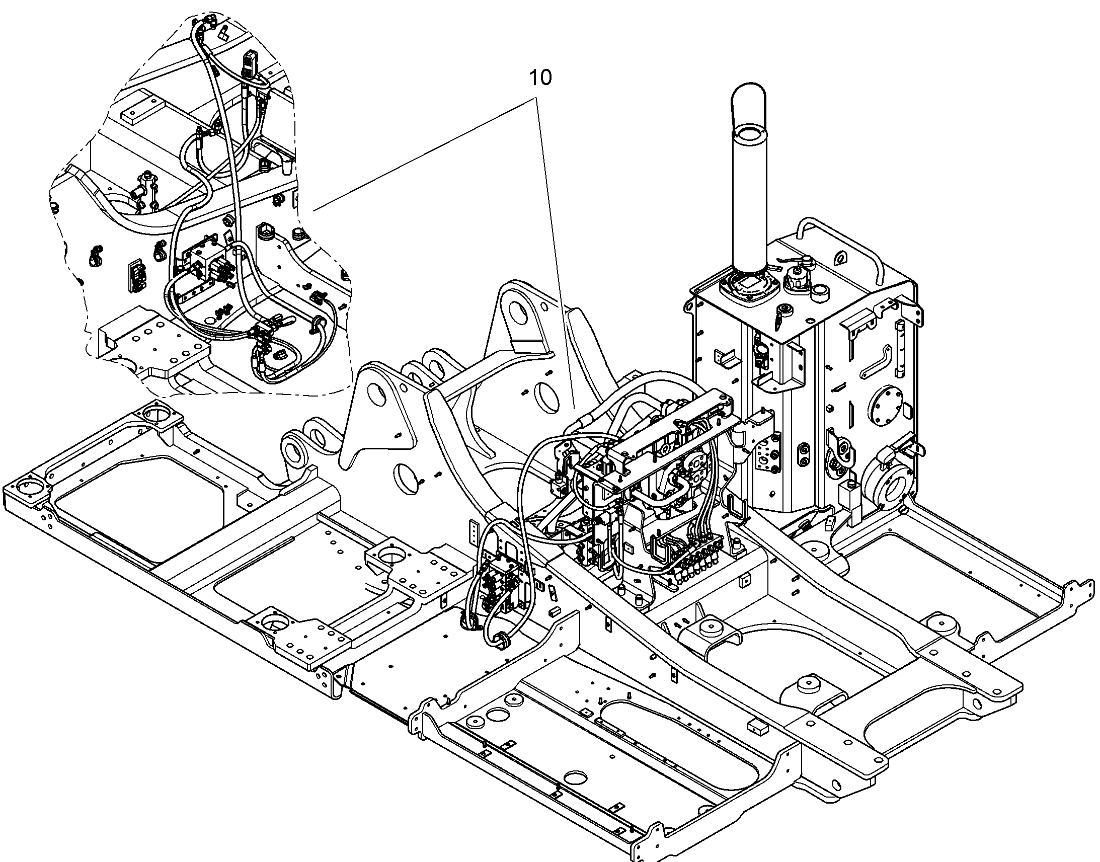 ДОПОЛНЕНИЕ-В ШАССИ AHS11 10396804 LIEBHERR