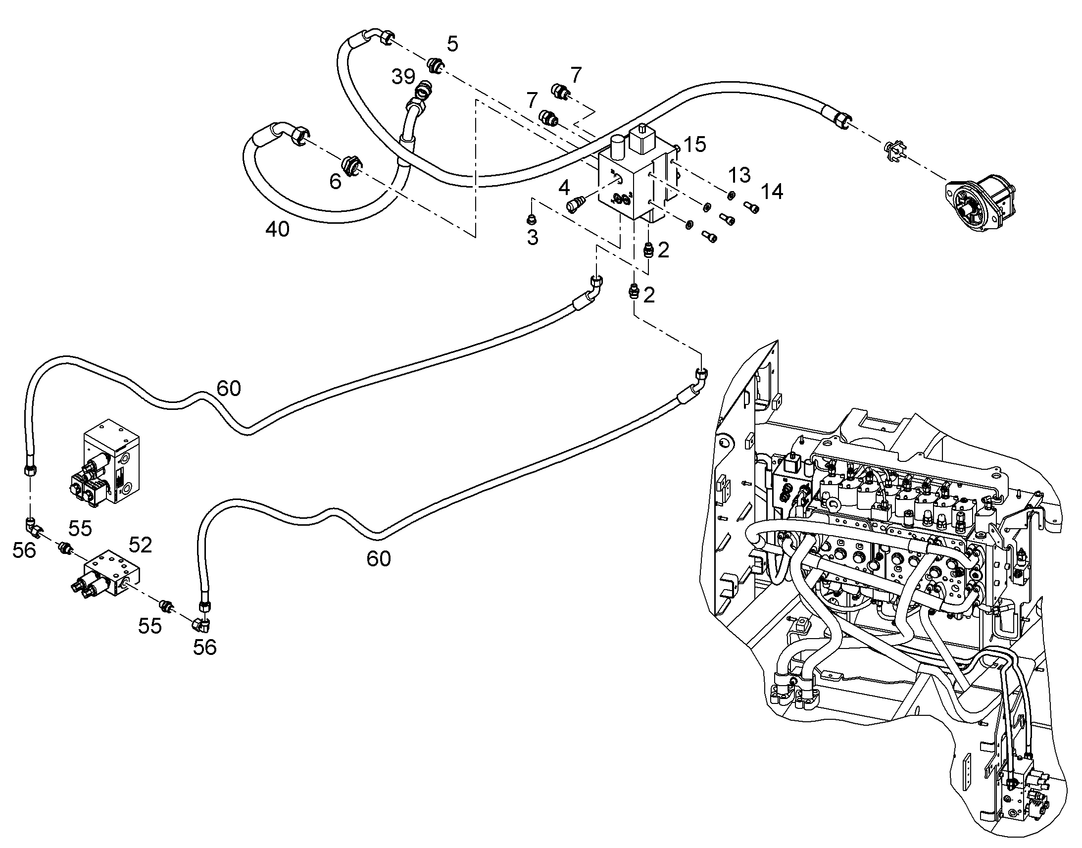 DUST SUPPRESSION SYSTEM 11739995 LIEBHERR