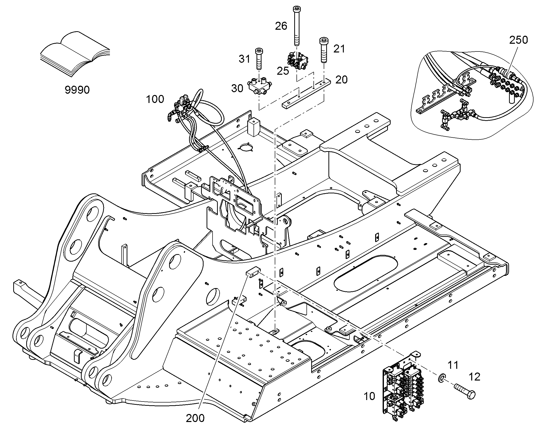 ПЕРЕОБОРУД. ПОВОР. ПЛАТФОРМЫ 10833253 LIEBHERR