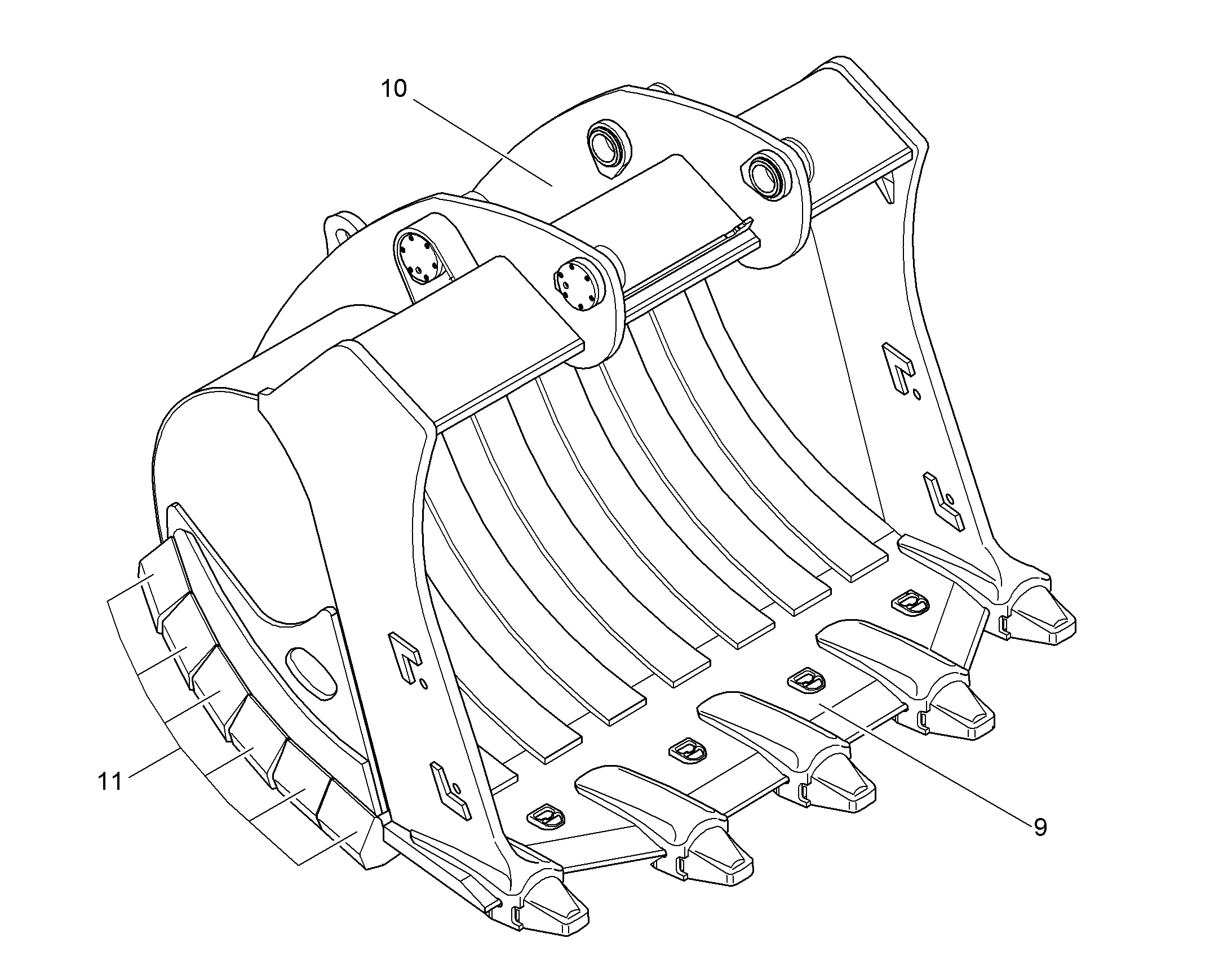 ЗАБРАЛО КОВША 10835464 LIEBHERR