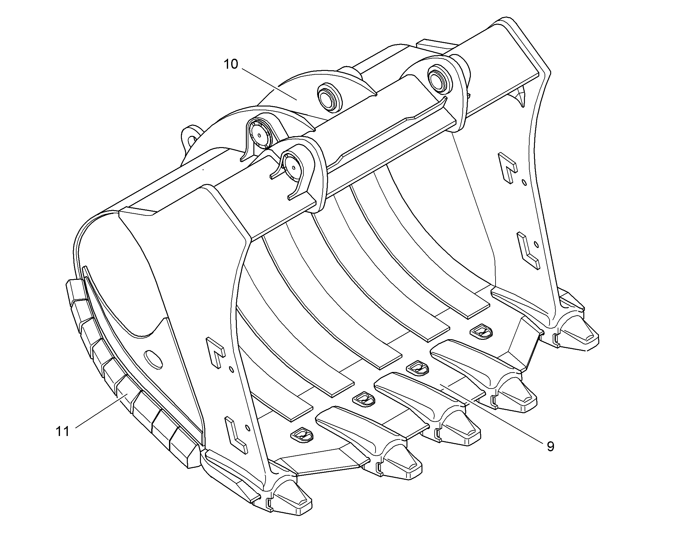 ЗАБРАЛО КОВША 10837356 LIEBHERR