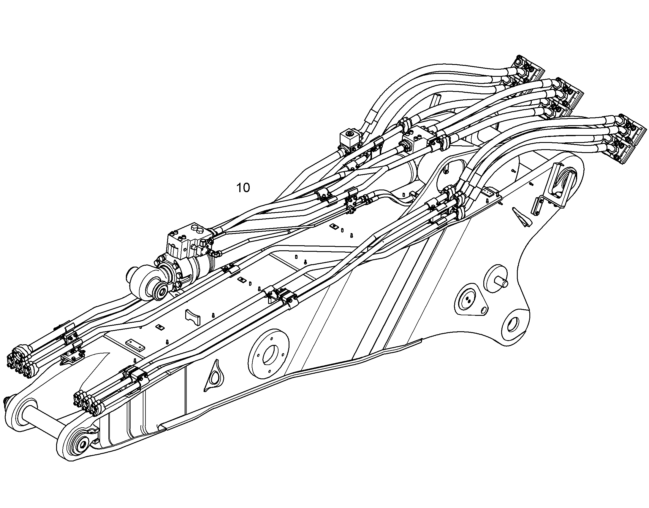 ПРОВОДКА МОНТАЖ AHS 10378386 LIEBHERR