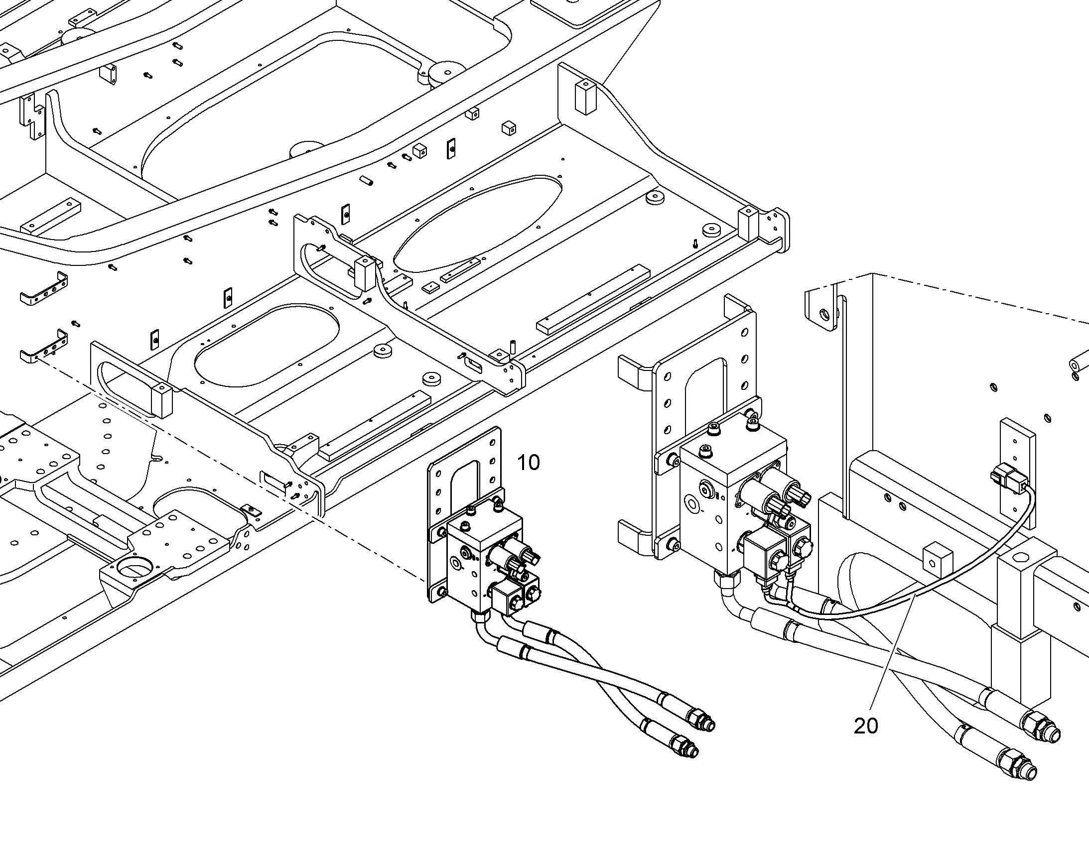 ГИДРАВЛИЧЕСКАЯ СИСТЕМА 10397696 LIEBHERR