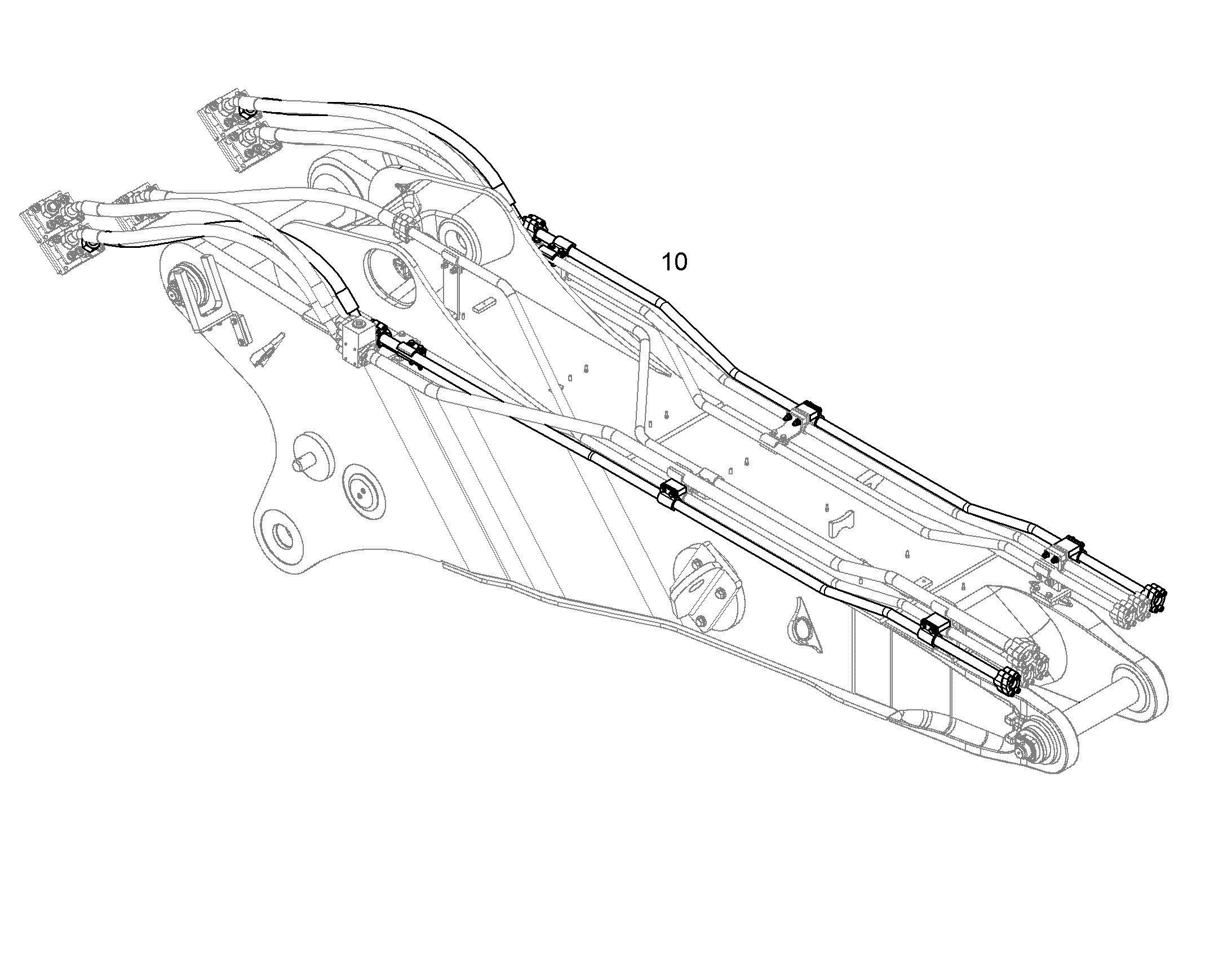 ПРОВОДКА МОНТАЖ AHS 12 10839553 LIEBHERR
