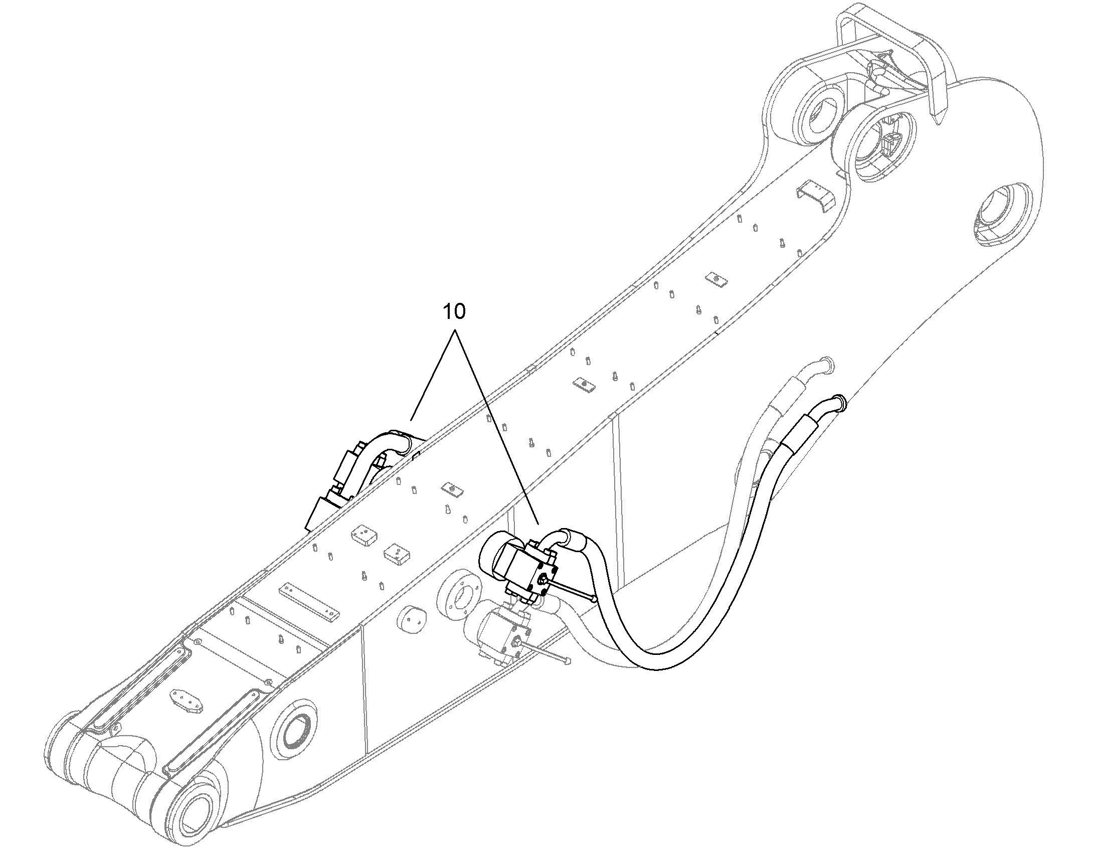 ПРОВОДКА МОНТАЖ AHS 12 10839558 LIEBHERR